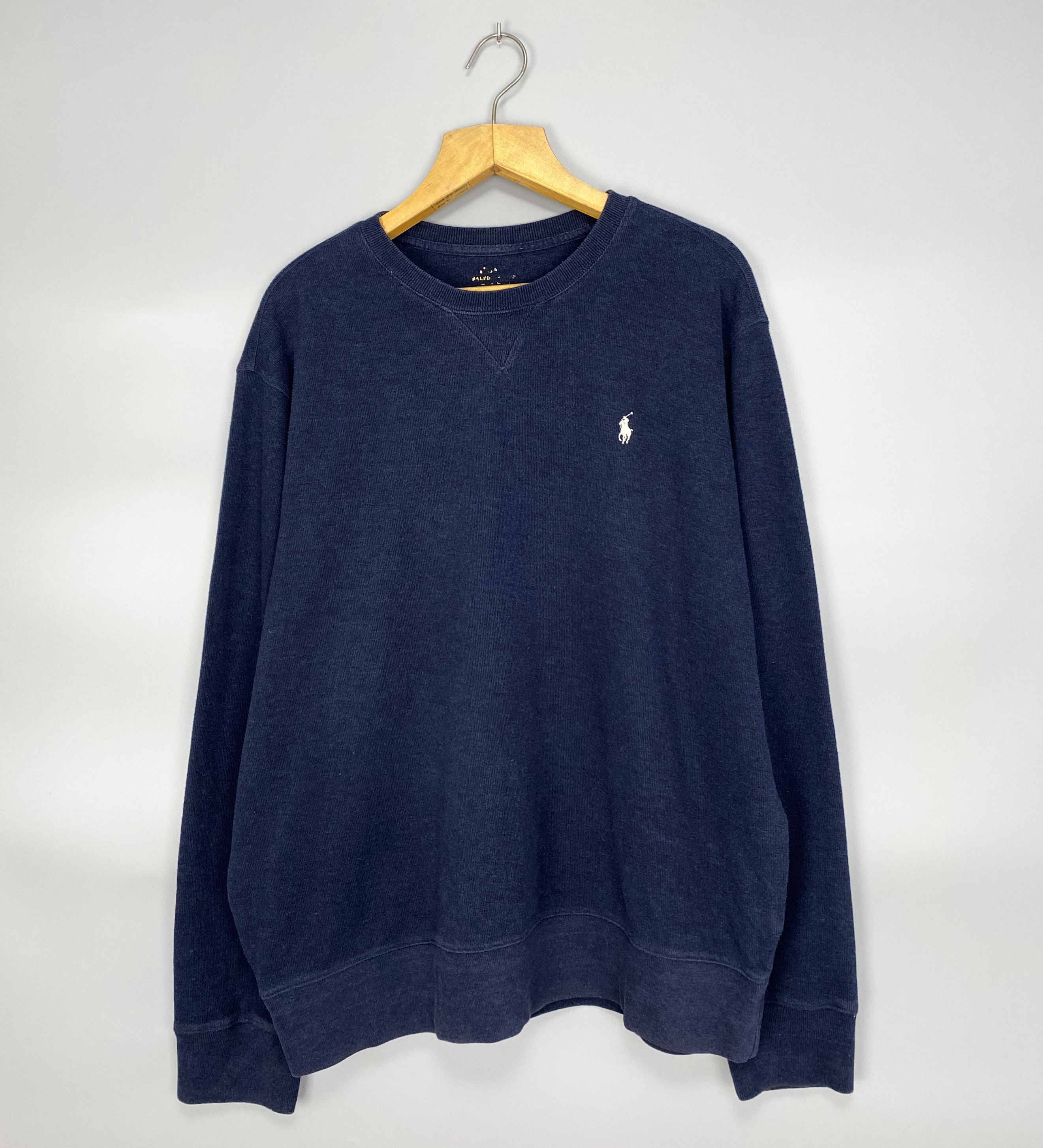 Polo Ralph Lauren Polo Ralph Lauren Navy Sweatshirt Size US XL / EU 56 / 4 - 1 Thumbnail