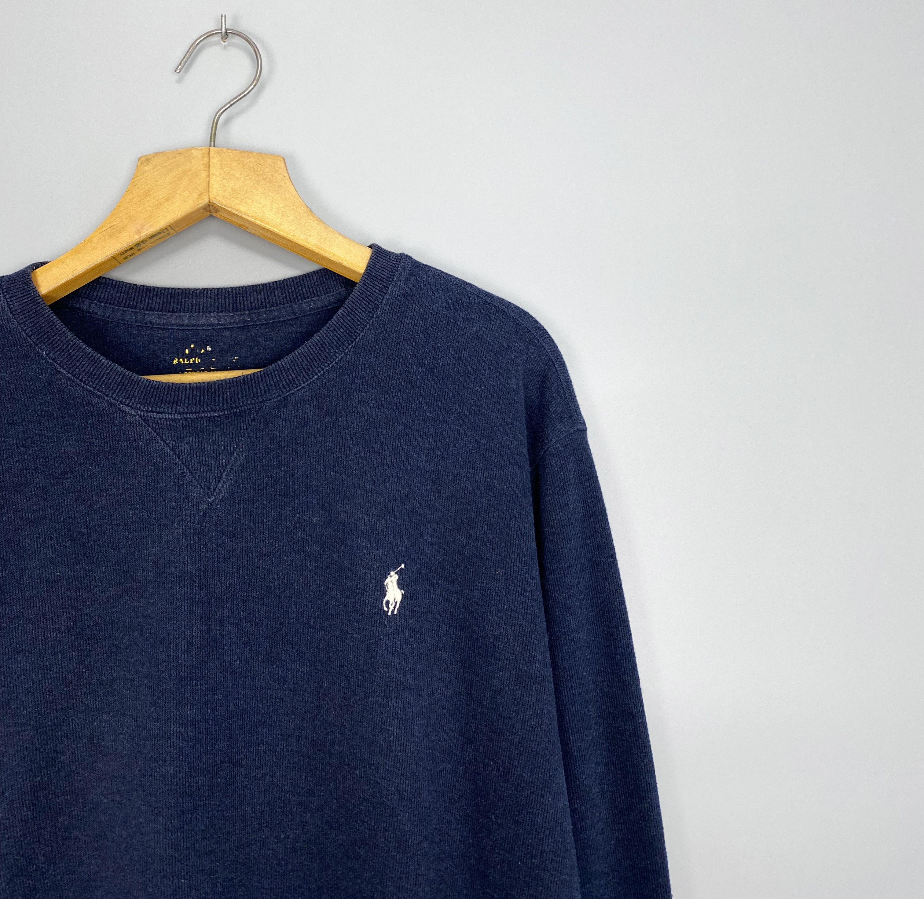 Polo Ralph Lauren Polo Ralph Lauren Navy Sweatshirt Size US XL / EU 56 / 4 - 3 Thumbnail