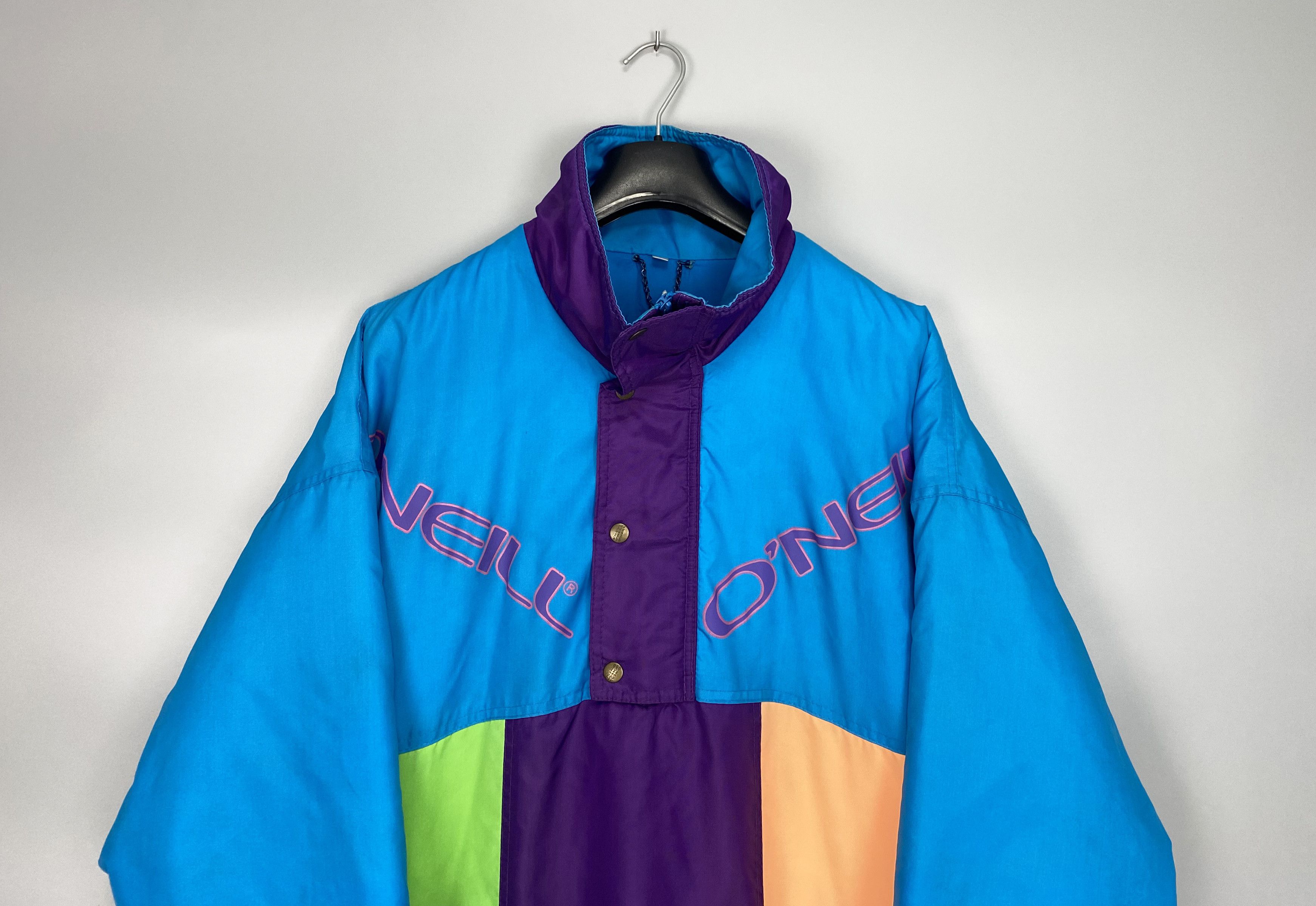 O'Neill Vintage Oneill Snowboard Big Logo Anorak Jacket Size US L / EU 52-54 / 3 - 5 Thumbnail