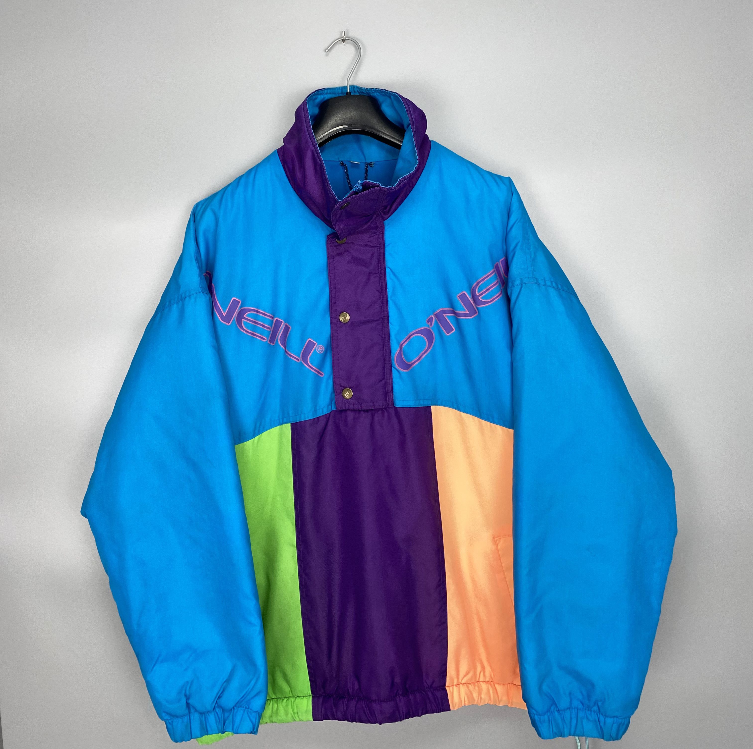 O'Neill Vintage Oneill Snowboard Big Logo Anorak Jacket Size US L / EU 52-54 / 3 - 4 Thumbnail