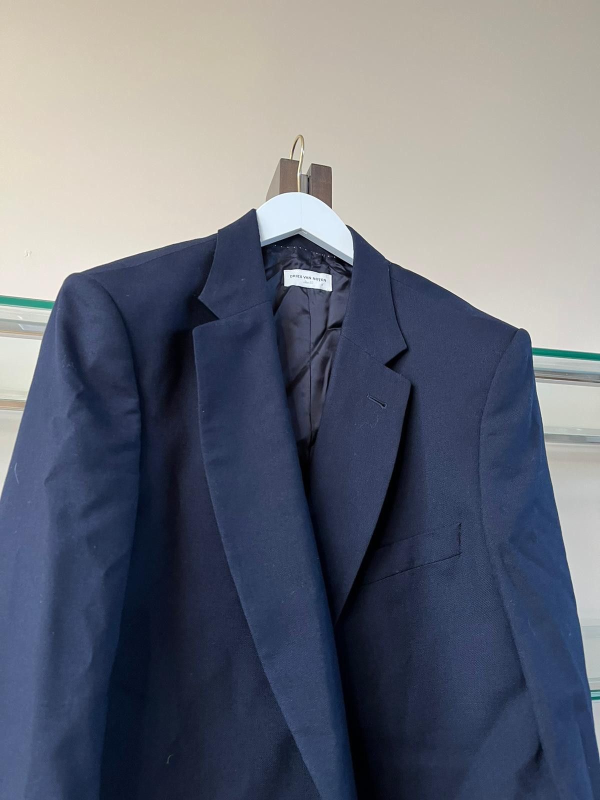 Dries Van Noten Long Blazer Jacket in Dark Navy Size US M / EU 48-50 / 2 - 4 Thumbnail