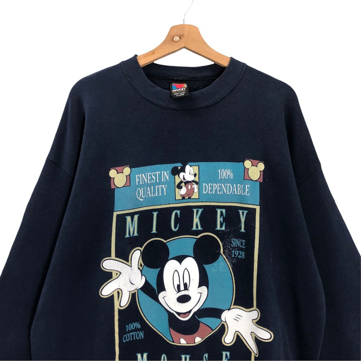 Mickey Mouse Vintage 90s Mickey Mouse Crewneck Sweatshirt Size M Size US XL / EU 56 / 4 - 4 Thumbnail