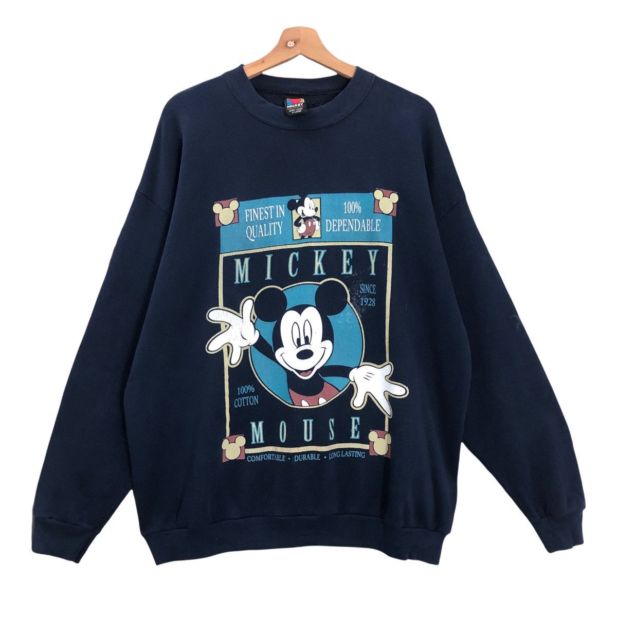 Mickey Mouse Vintage 90s Mickey Mouse Crewneck Sweatshirt Size M Size US XL / EU 56 / 4 - 1 Thumbnail