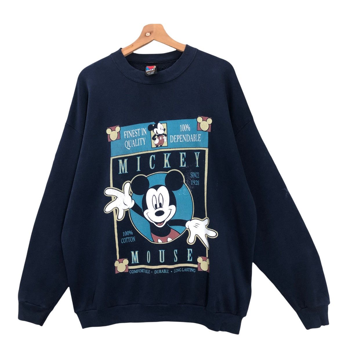 Mickey Mouse Vintage 90s Mickey Mouse Crewneck Sweatshirt Size M Size US XL / EU 56 / 4 - 3 Thumbnail