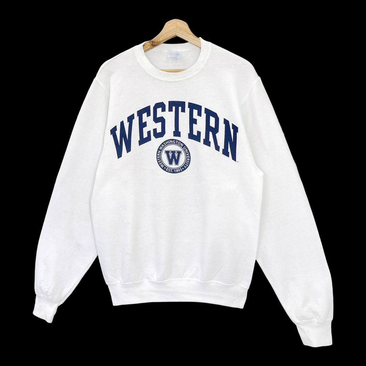 Vintage 90s Western Washington University Crewneck Sweatshirt Size M Size US M / EU 48-50 / 2 - 3 Thumbnail