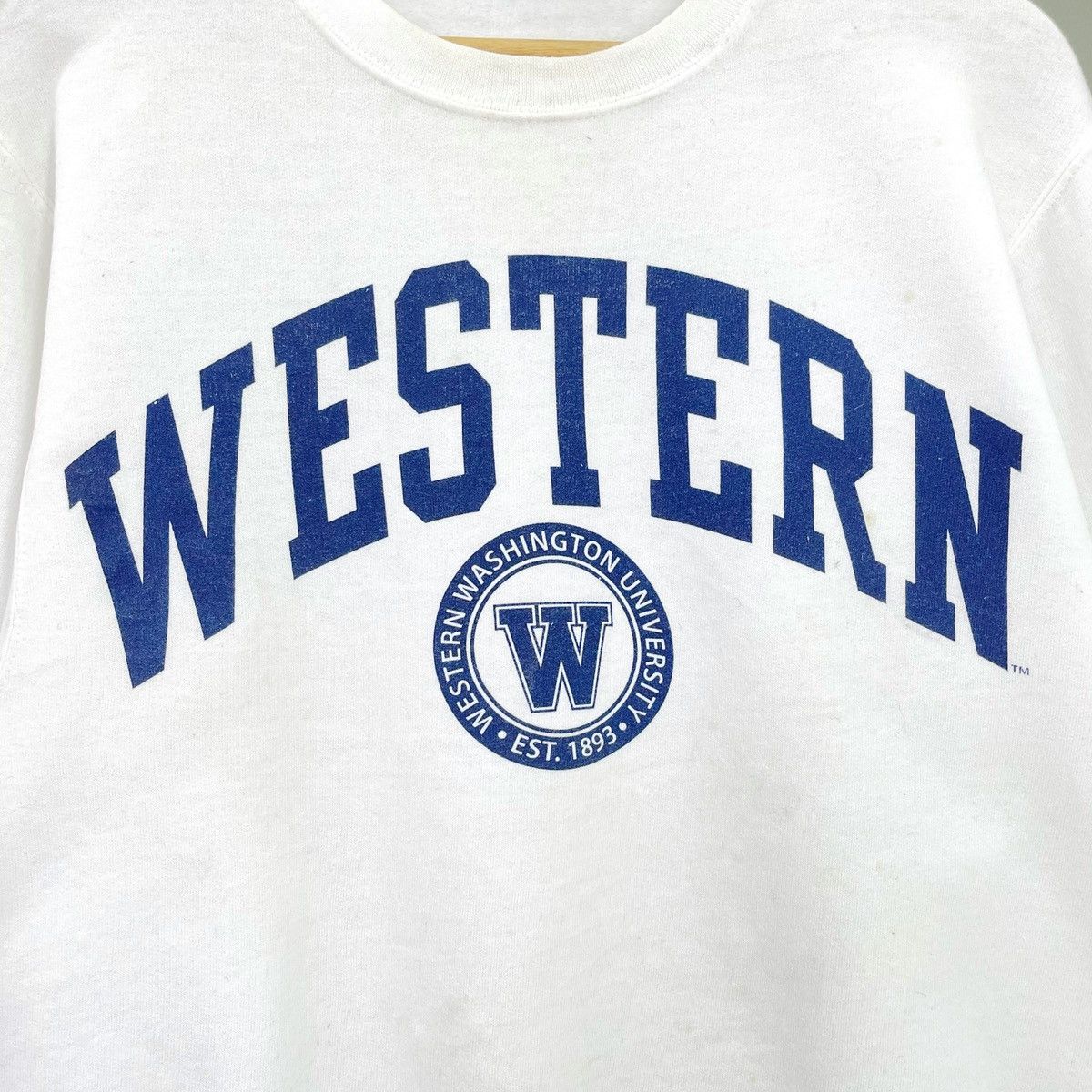 Vintage 90s Western Washington University Crewneck Sweatshirt Size M Size US M / EU 48-50 / 2 - 4 Thumbnail