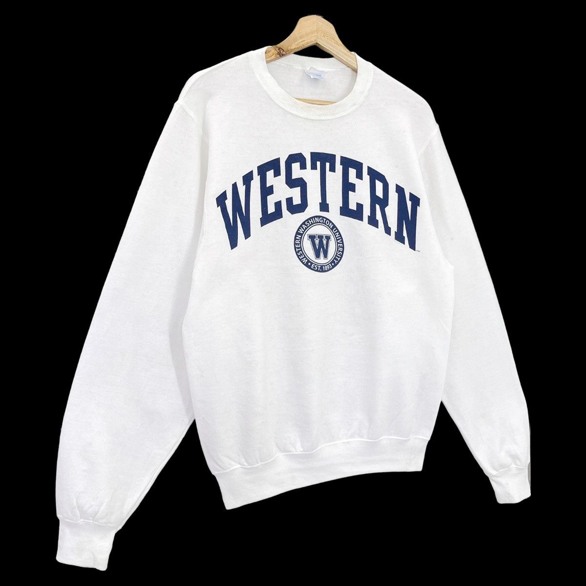 Vintage 90s Western Washington University Crewneck Sweatshirt Size M Size US M / EU 48-50 / 2 - 2 Thumbnail