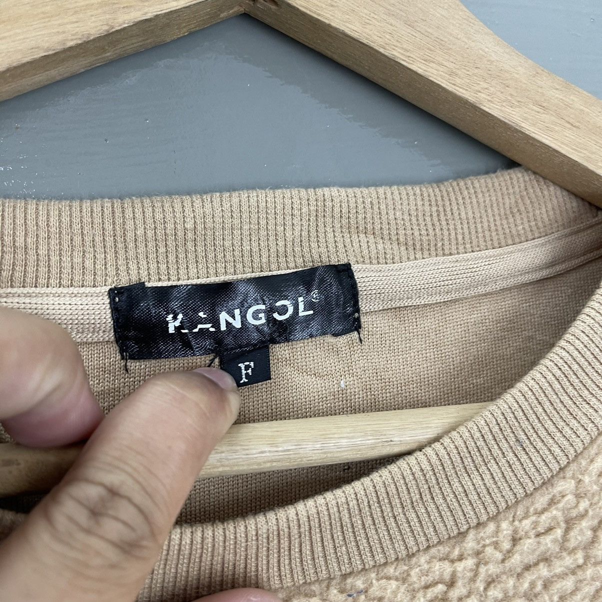 Japanese Brand Vintage Kangol Small Logo Crewneck Fleece Size XL Size US XL / EU 56 / 4 - 9 Thumbnail