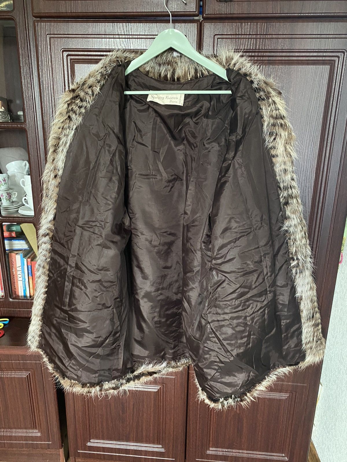 Designer Vintage Creation Sprung Freres Paris Fur Coat Jacket Size XL / US 12-14 / IT 48-50 - 9 Thumbnail