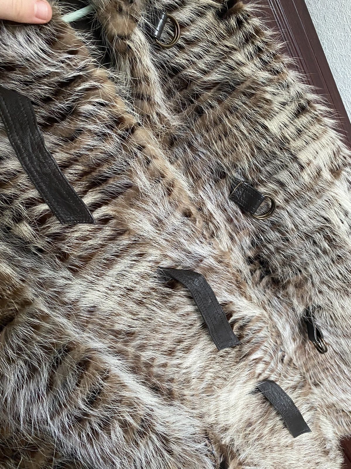 Designer Vintage Creation Sprung Freres Paris Fur Coat Jacket Size XL / US 12-14 / IT 48-50 - 4 Thumbnail