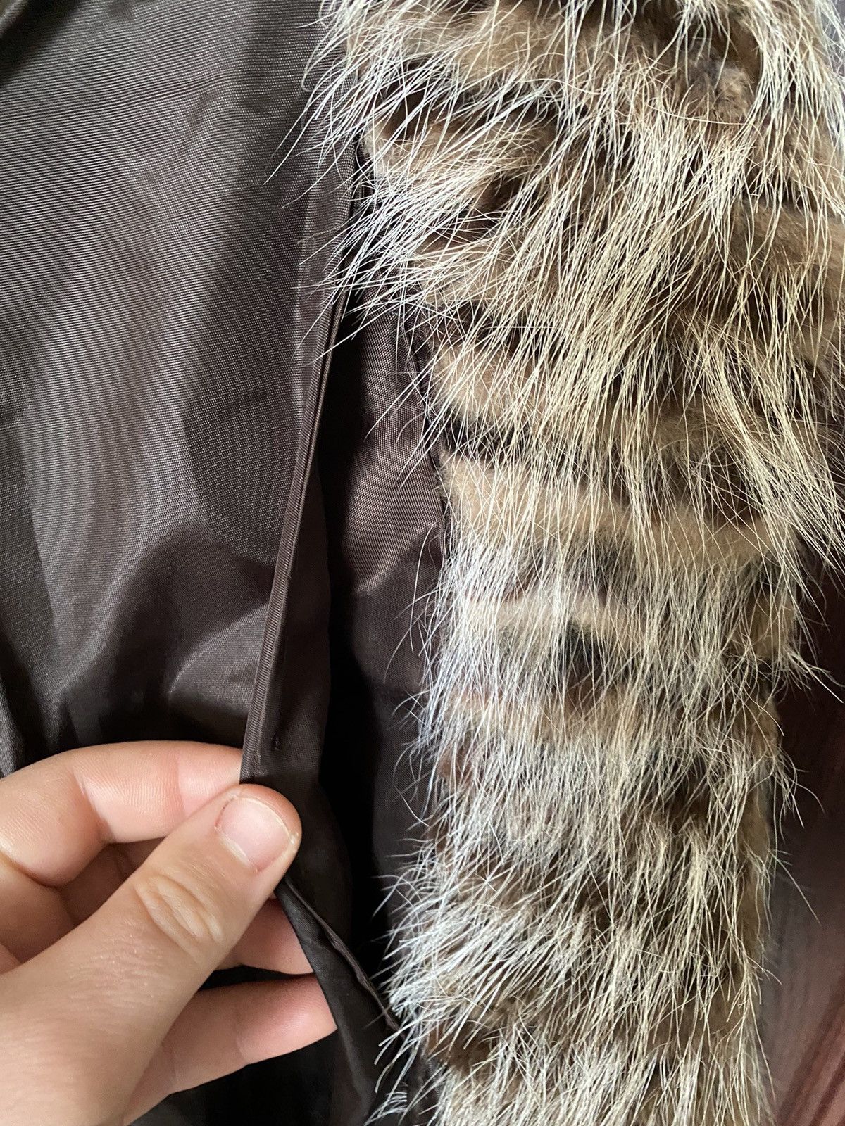 Designer Vintage Creation Sprung Freres Paris Fur Coat Jacket Size XL / US 12-14 / IT 48-50 - 10 Thumbnail