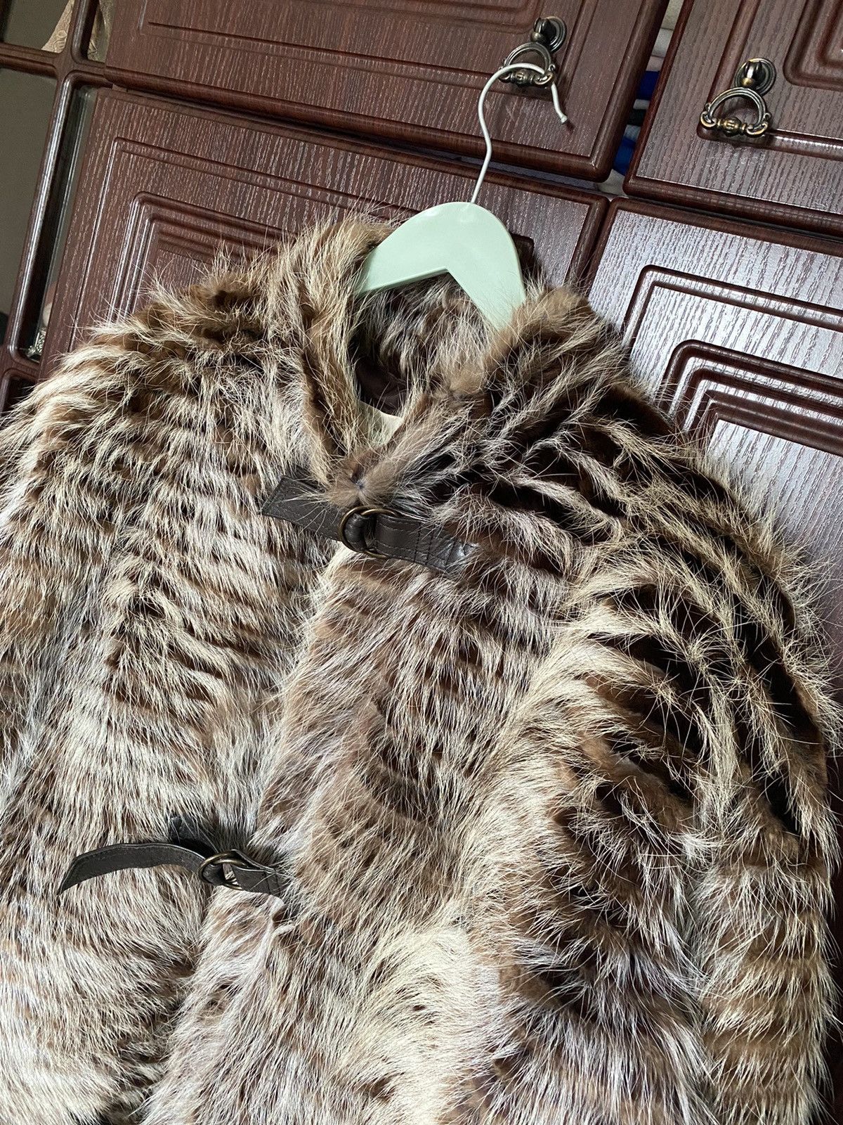 Designer Vintage Creation Sprung Freres Paris Fur Coat Jacket Size XL / US 12-14 / IT 48-50 - 2 Thumbnail