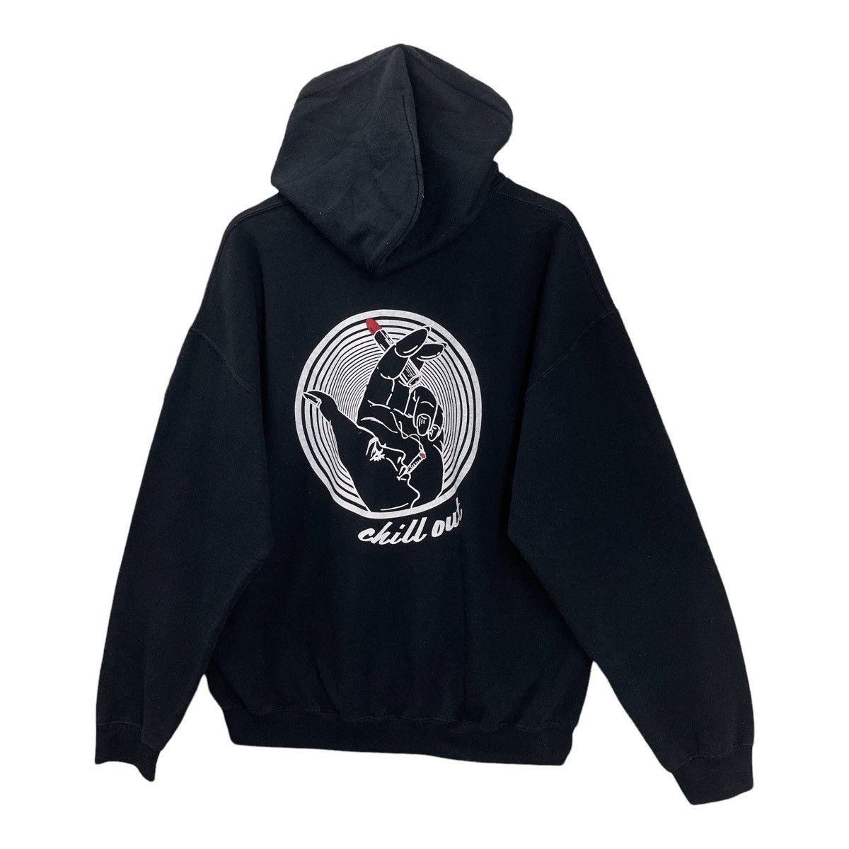 Japanese Brand NICE!! Chillout Big Logo Printed Pullover Hoodies Size M Size US M / EU 48-50 / 2 - 3 Thumbnail
