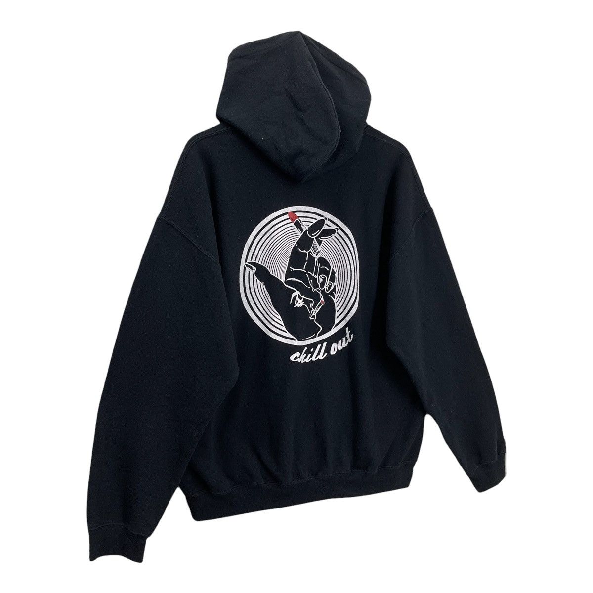 Japanese Brand NICE!! Chillout Big Logo Printed Pullover Hoodies Size M Size US M / EU 48-50 / 2 - 2 Thumbnail