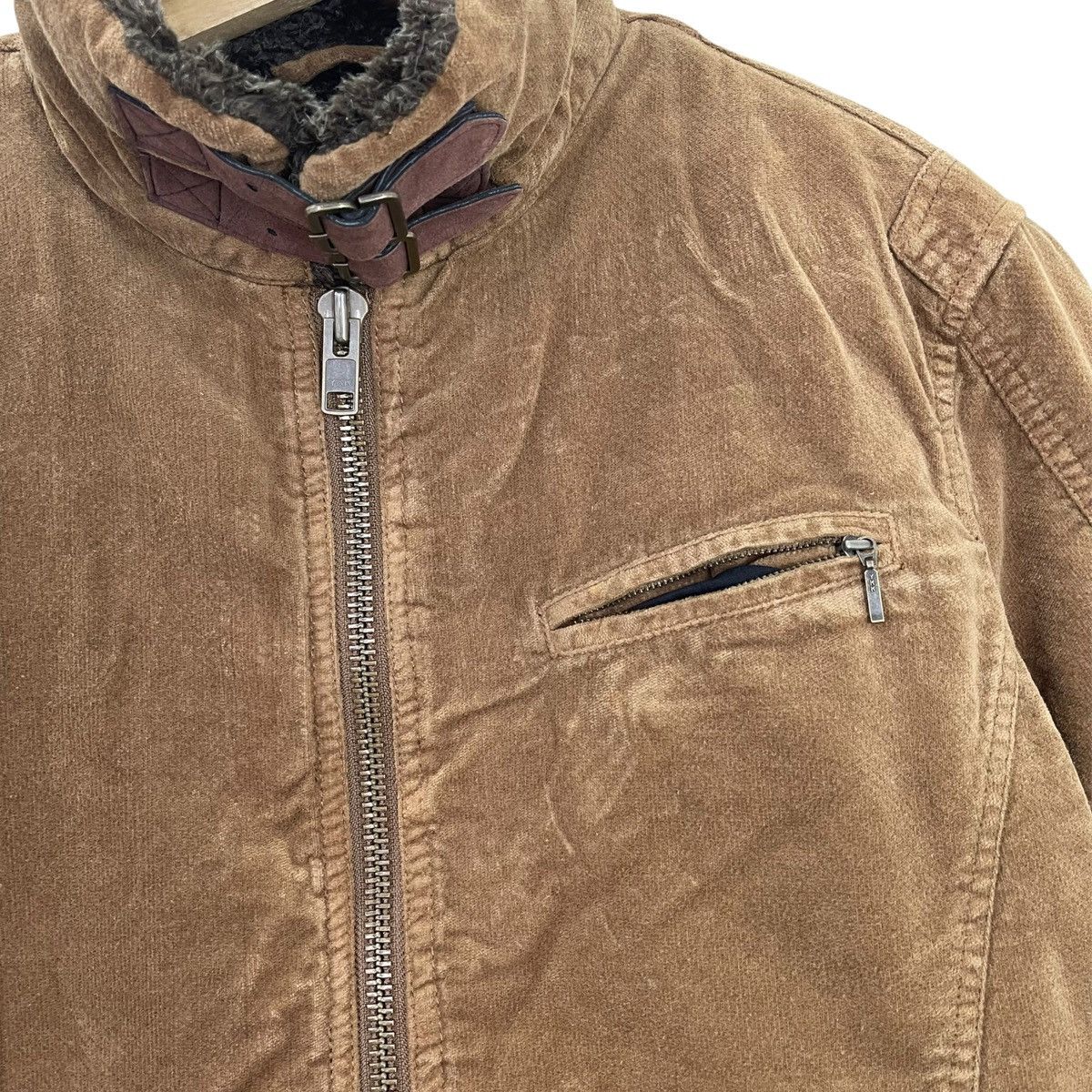 Japanese Brand 90s CARTER’S Velvet Sherpa/Sherling Jacket Coat Size L Size US M / EU 48-50 / 2 - 4 Thumbnail