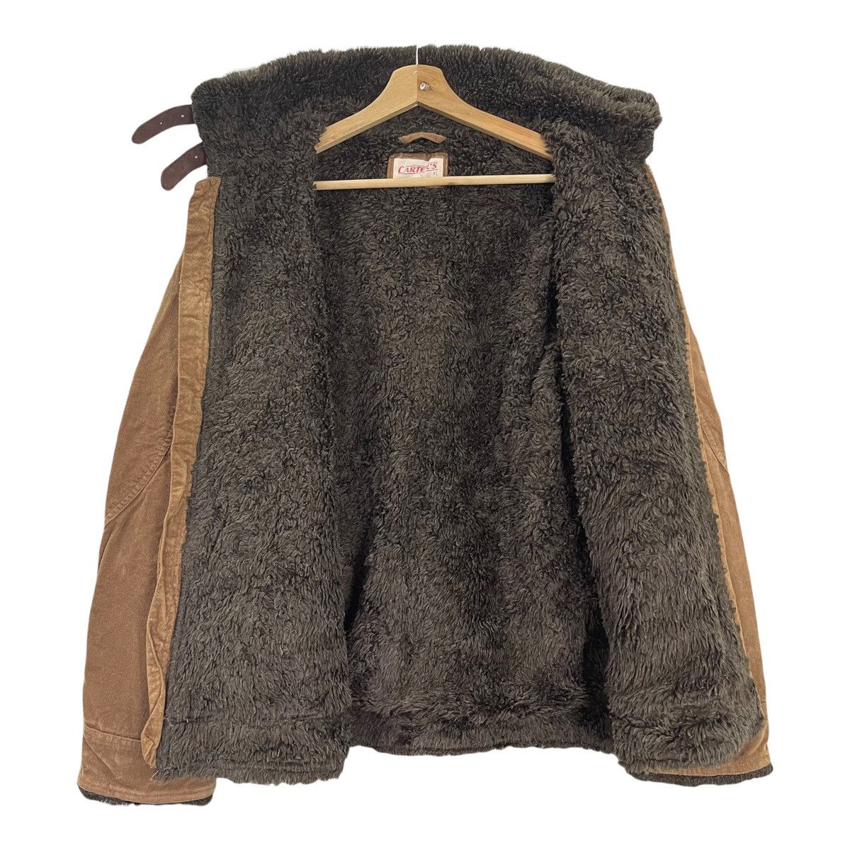 Japanese Brand 90s CARTER’S Velvet Sherpa/Sherling Jacket Coat Size L Size US M / EU 48-50 / 2 - 6 Thumbnail