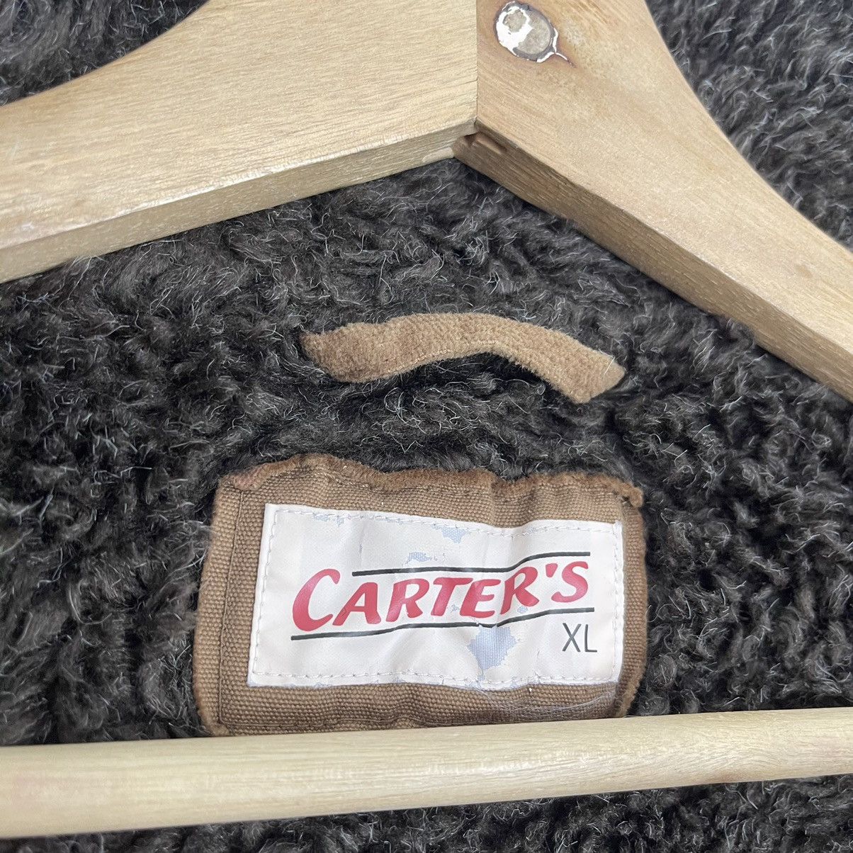 Japanese Brand 90s CARTER’S Velvet Sherpa/Sherling Jacket Coat Size L Size US M / EU 48-50 / 2 - 9 Thumbnail