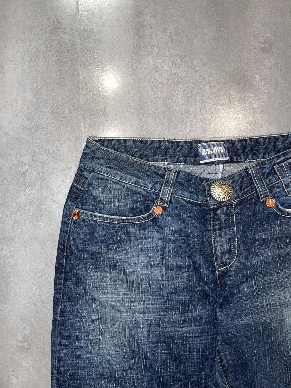 Jean Paul Gaultier Vintage Jean Paul Gaultier Dark Indigo Denim Pants Size 28" / US 6 / IT 42 - 4 Thumbnail