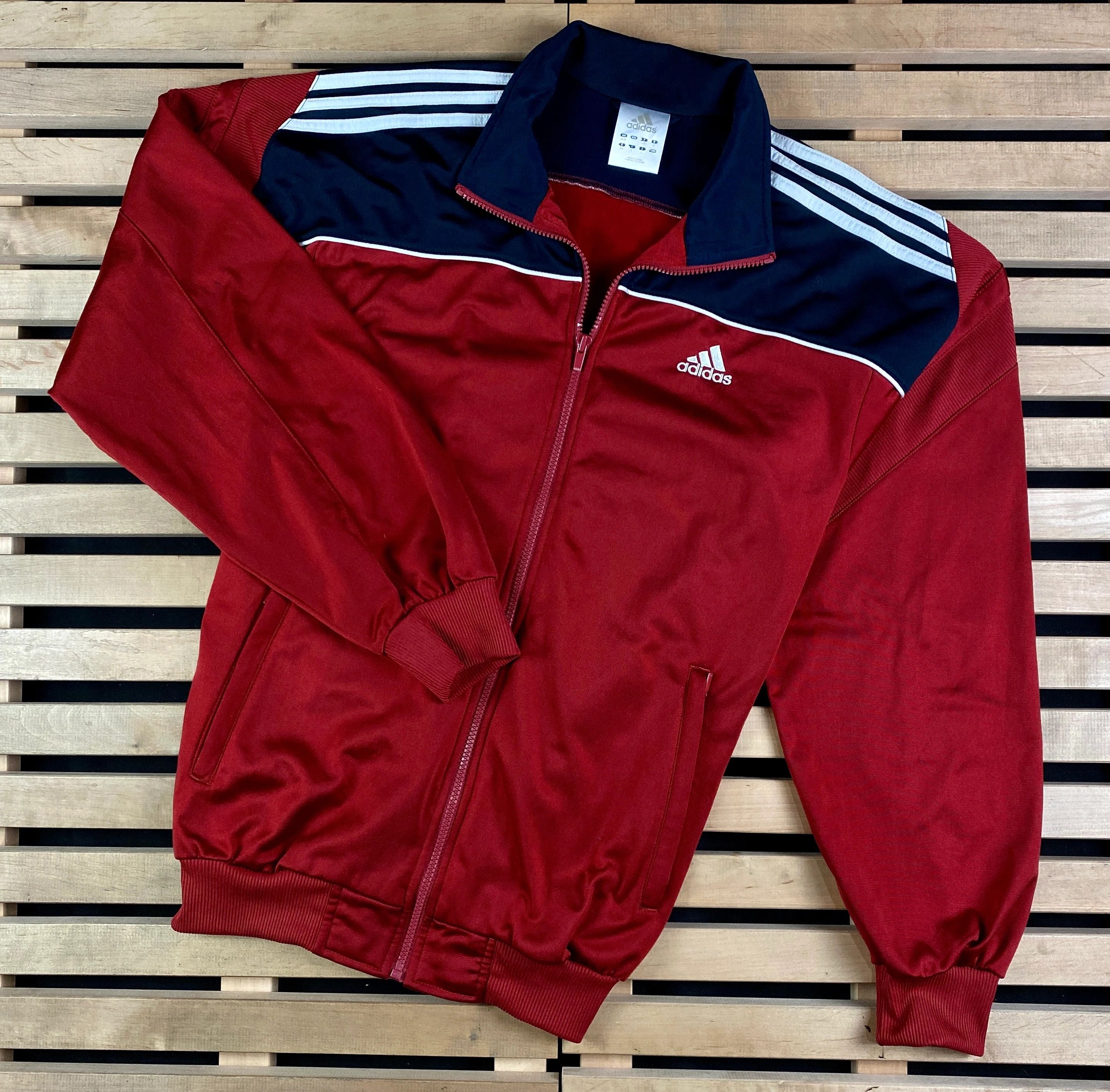 Adidas × Vintage Mens Bomber Jacket Adidas Vintage Size L Size US L / EU 52-54 / 3 - 1 Thumbnail