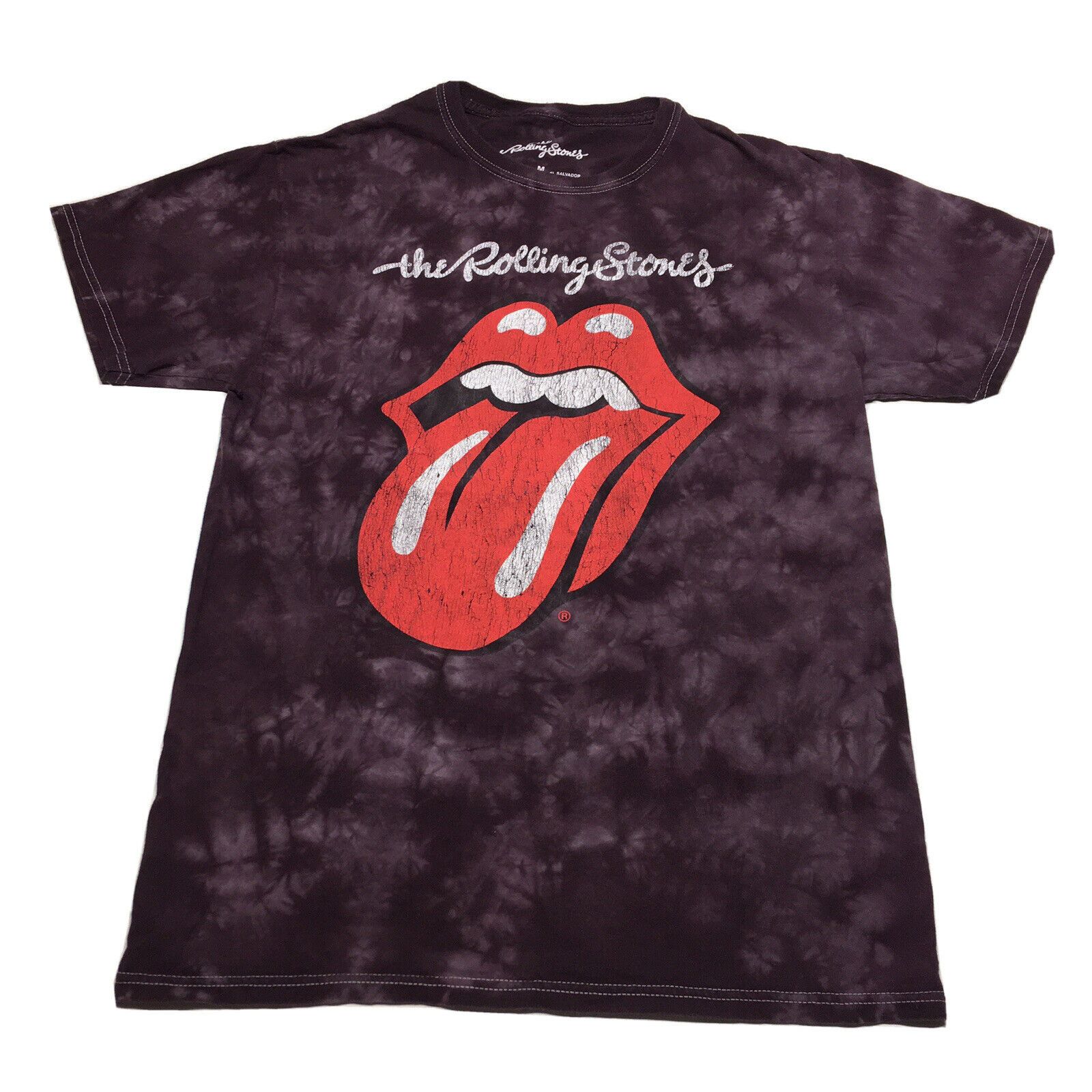 Vintage The Rolling Stones Band T-shirt Mens Medium Tongue Logo Classic 