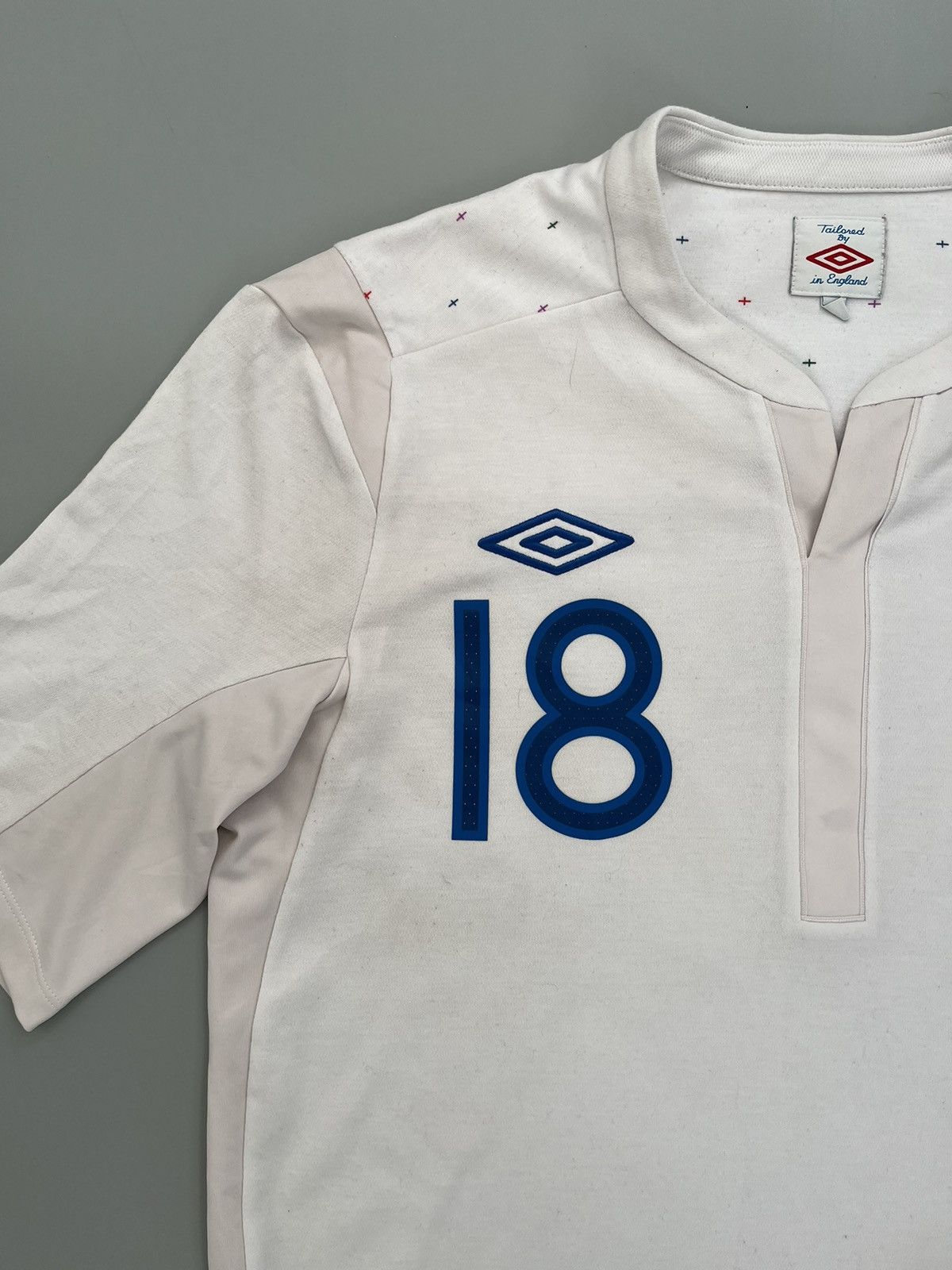 Umbro Vintage soccer jersey England Umbro 18 Davies Size US L / EU 52-54 / 3 - 3 Thumbnail