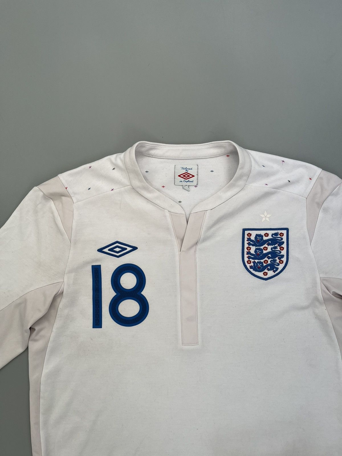 Umbro Vintage soccer jersey England Umbro 18 Davies Size US L / EU 52-54 / 3 - 2 Thumbnail