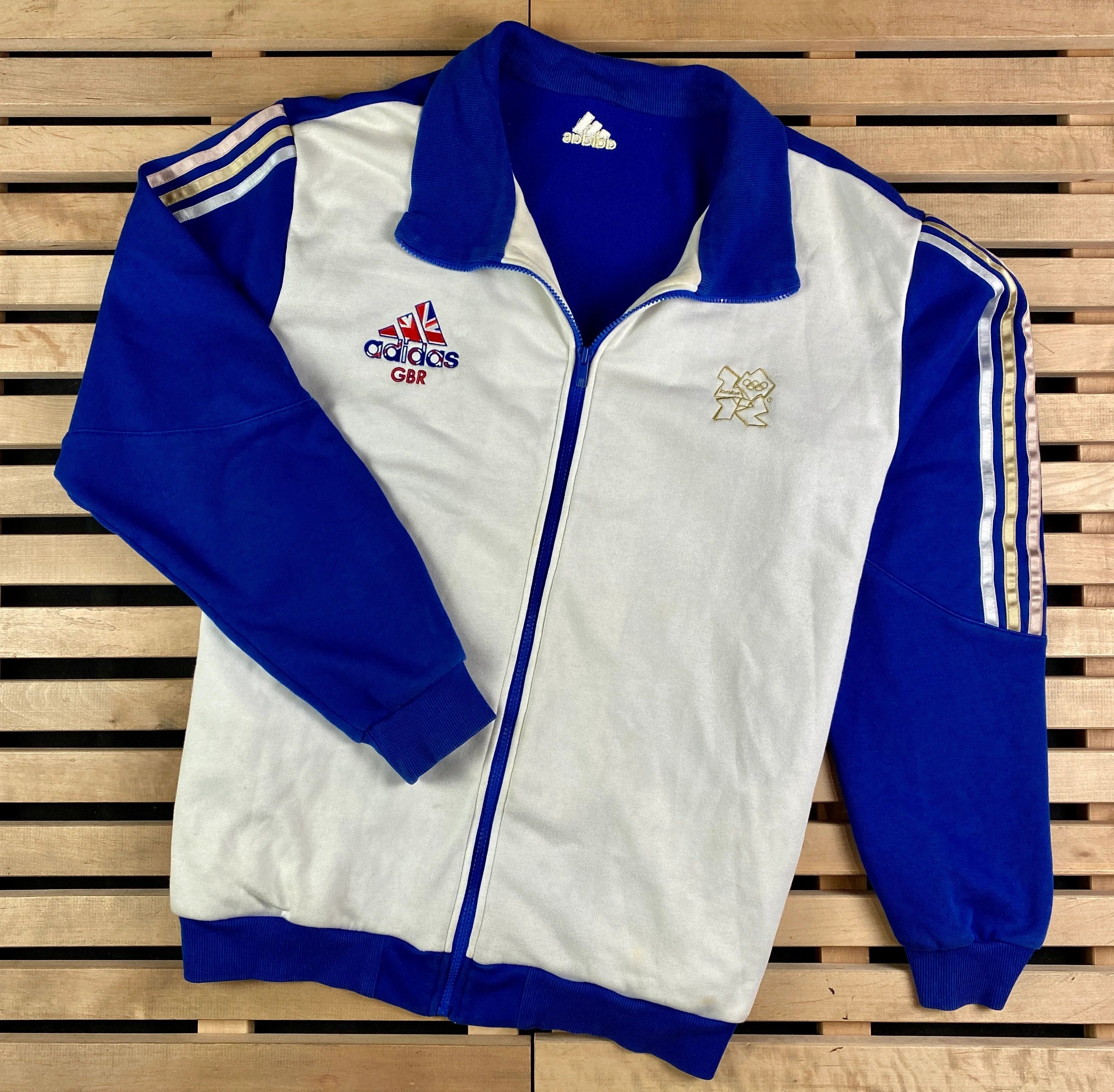 Adidas × Vintage Mens Bomber Jacket Adidas GBR Vintage Size XXL Size US XXL / EU 58 / 5 - 1 Thumbnail