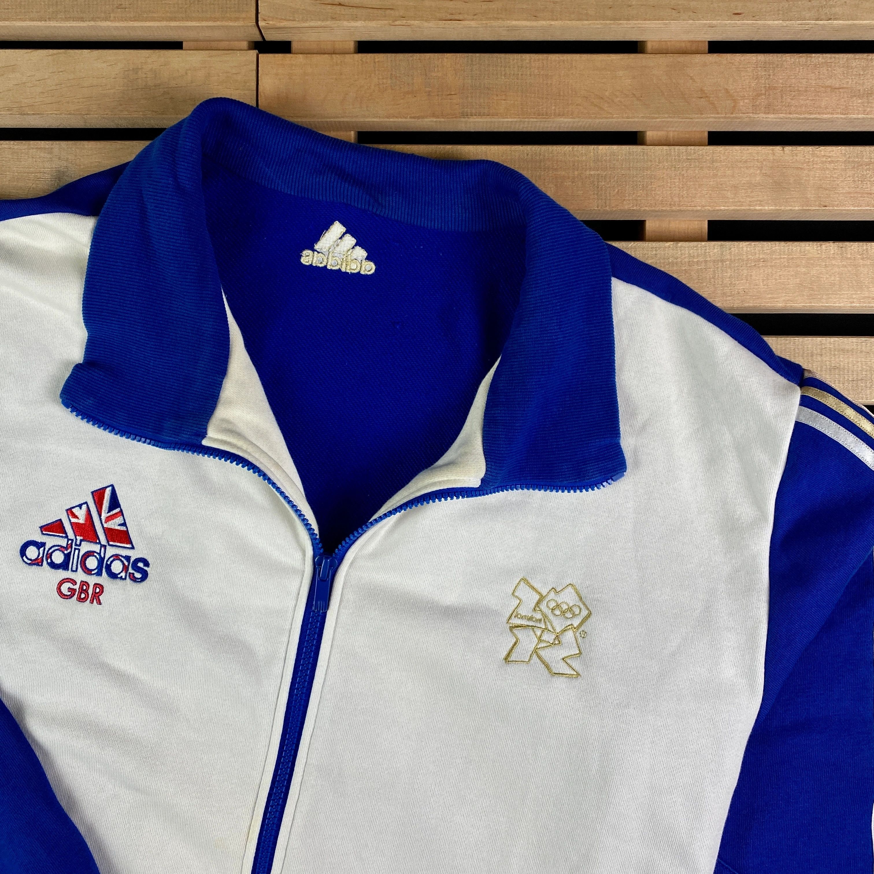 Adidas × Vintage Mens Bomber Jacket Adidas GBR Vintage Size XXL Size US XXL / EU 58 / 5 - 2 Thumbnail