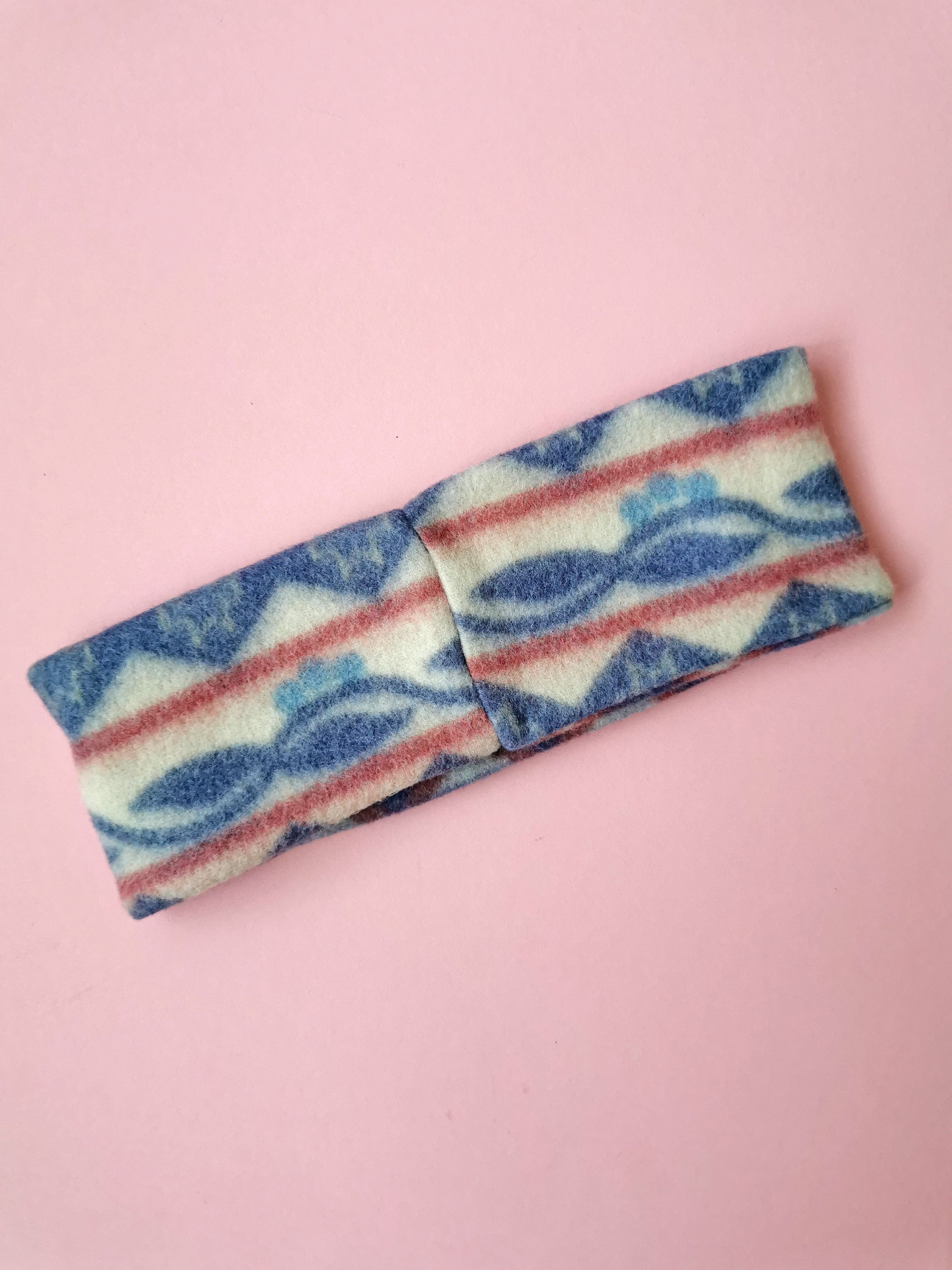 Vintage NOS 90s vintage polar headband fleece warm outdoor Italy Size ONE SIZE - 7 Thumbnail