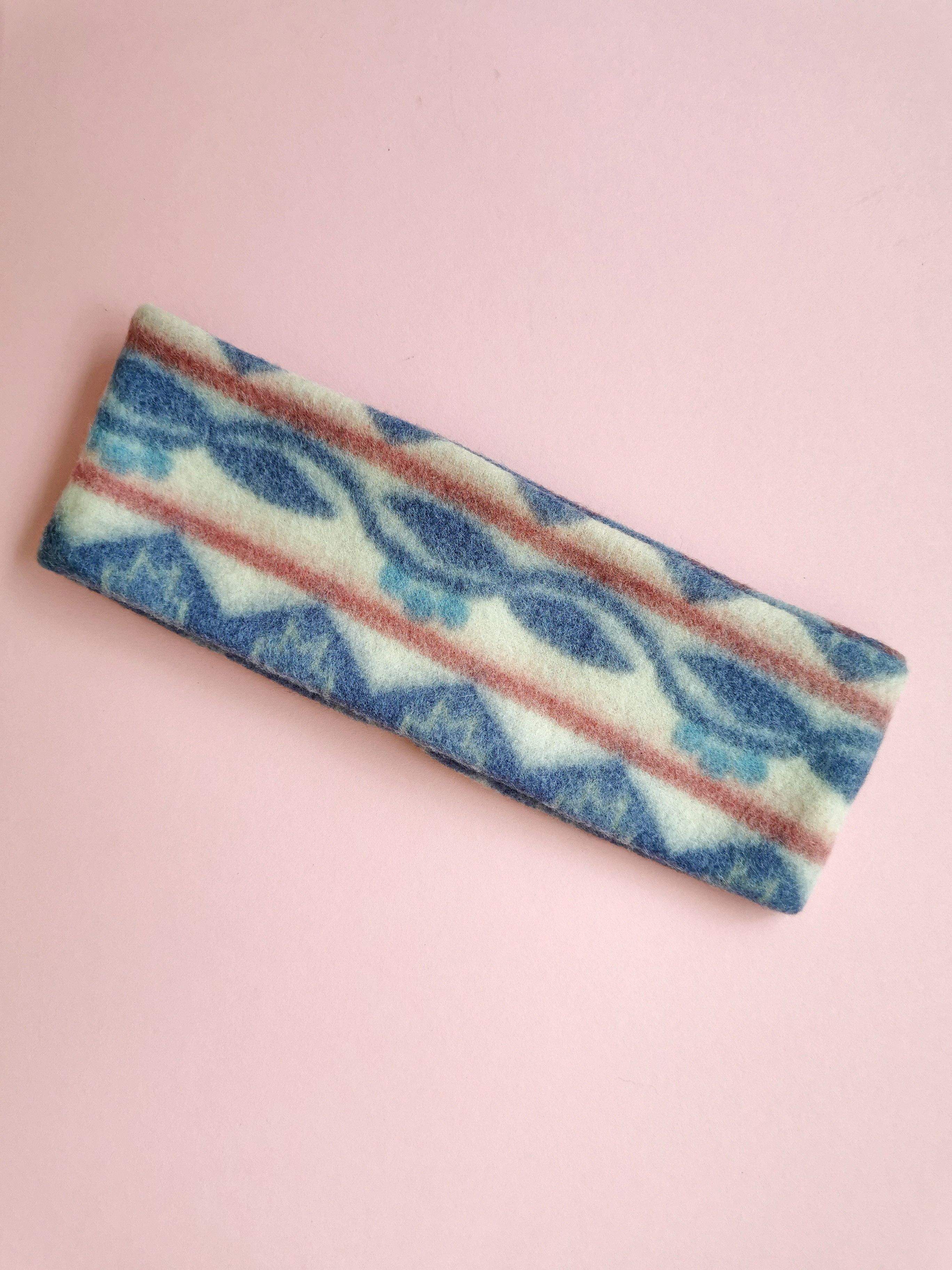 Vintage NOS 90s vintage polar headband fleece warm outdoor Italy Size ONE SIZE - 4 Thumbnail