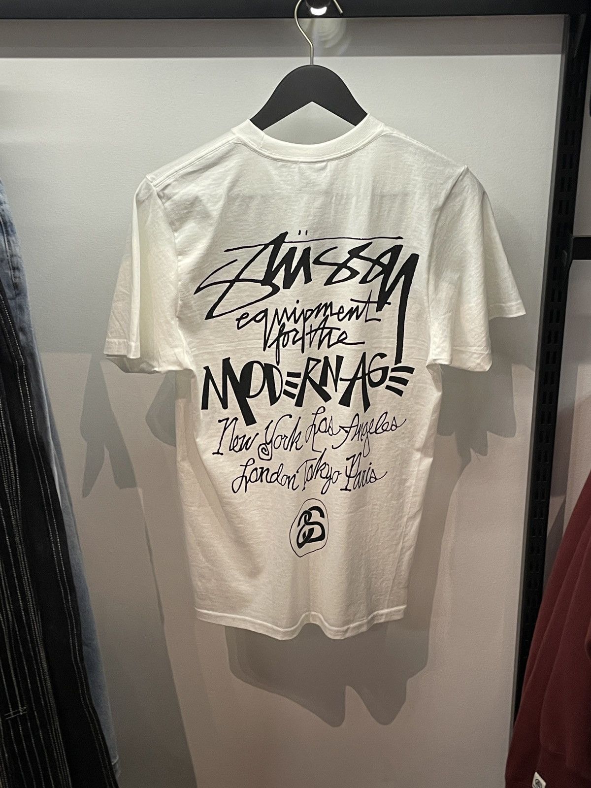 Stussy Stüssy Modern Age Tee Shirt White | Grailed