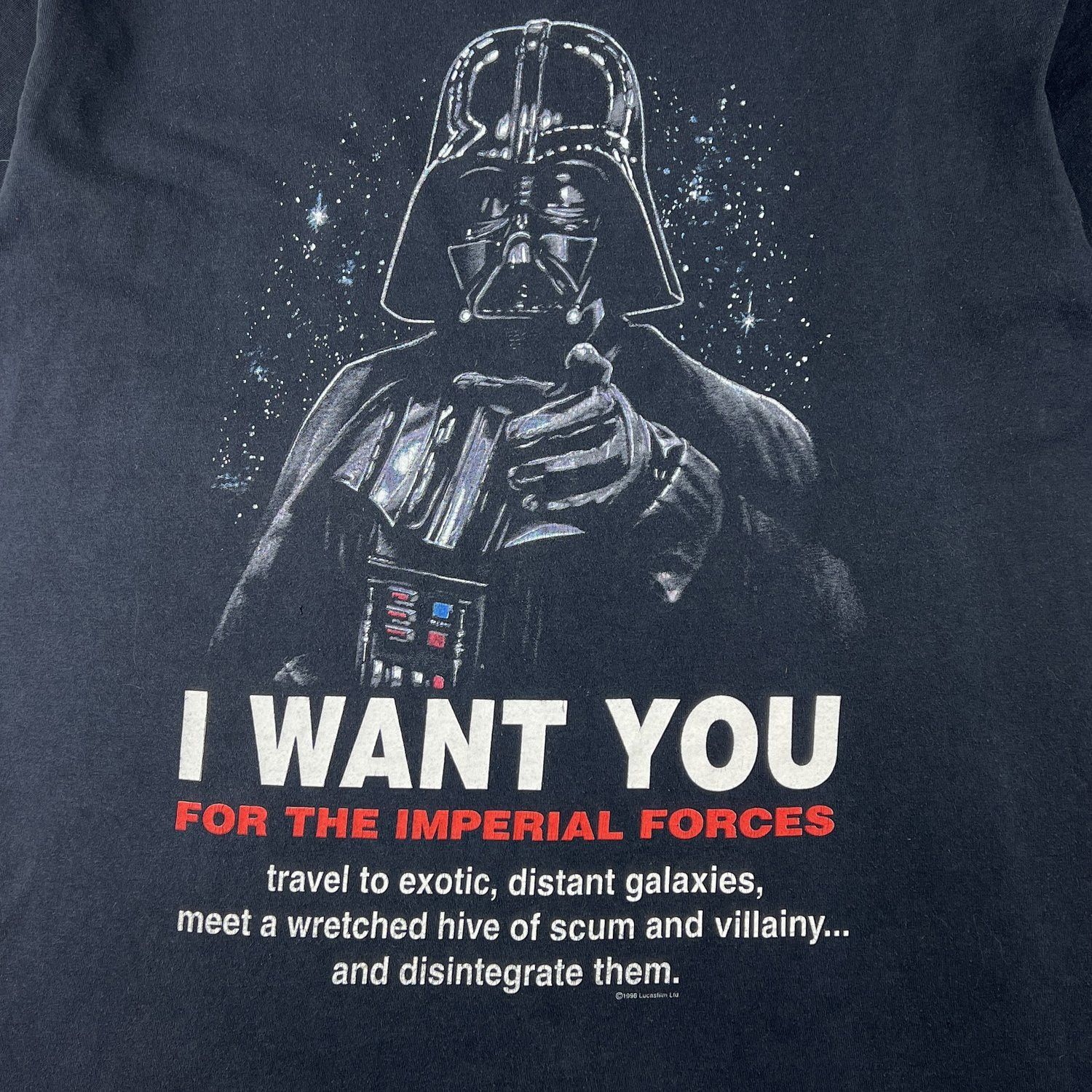 Vintage Star Wars 1996 I Want You T-Shirt Size US XL / EU 56 / 4 - 3 Thumbnail