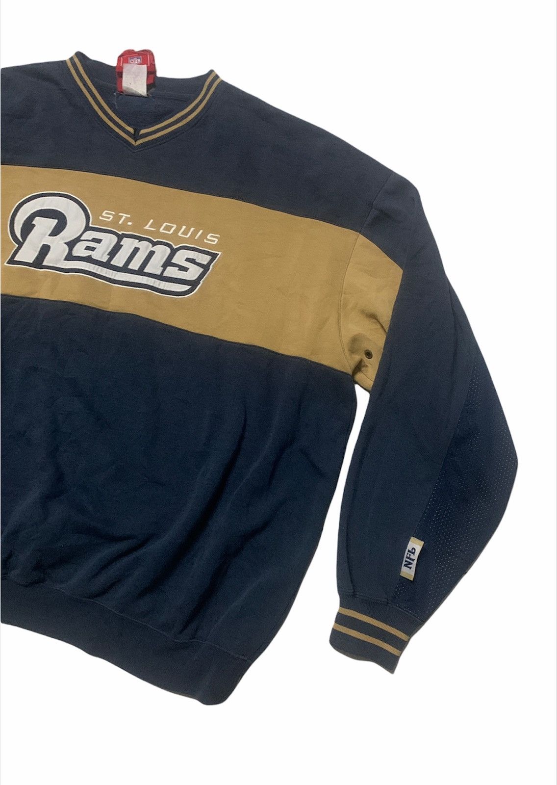 NFL VINTAGE LA RAMS ST LOUIS BIG EMBROIDERY LOGO NFL SWEATSHIRT Size US XXL / EU 58 / 5 - 2 Thumbnail
