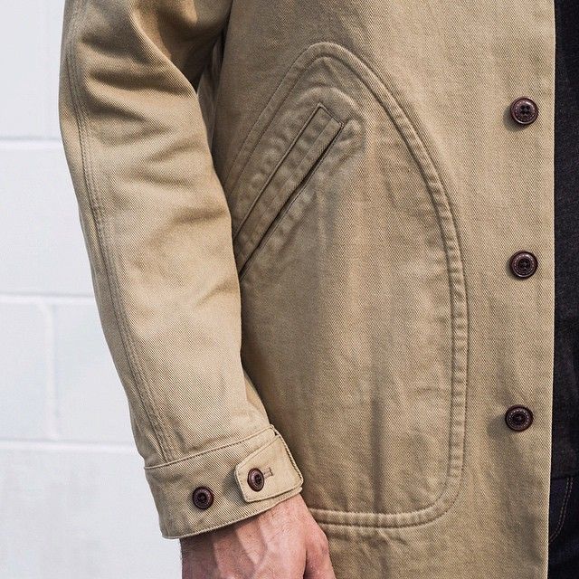 Wings + Horns Wings and Horns Shrunken Twill Mac Coat Grailed