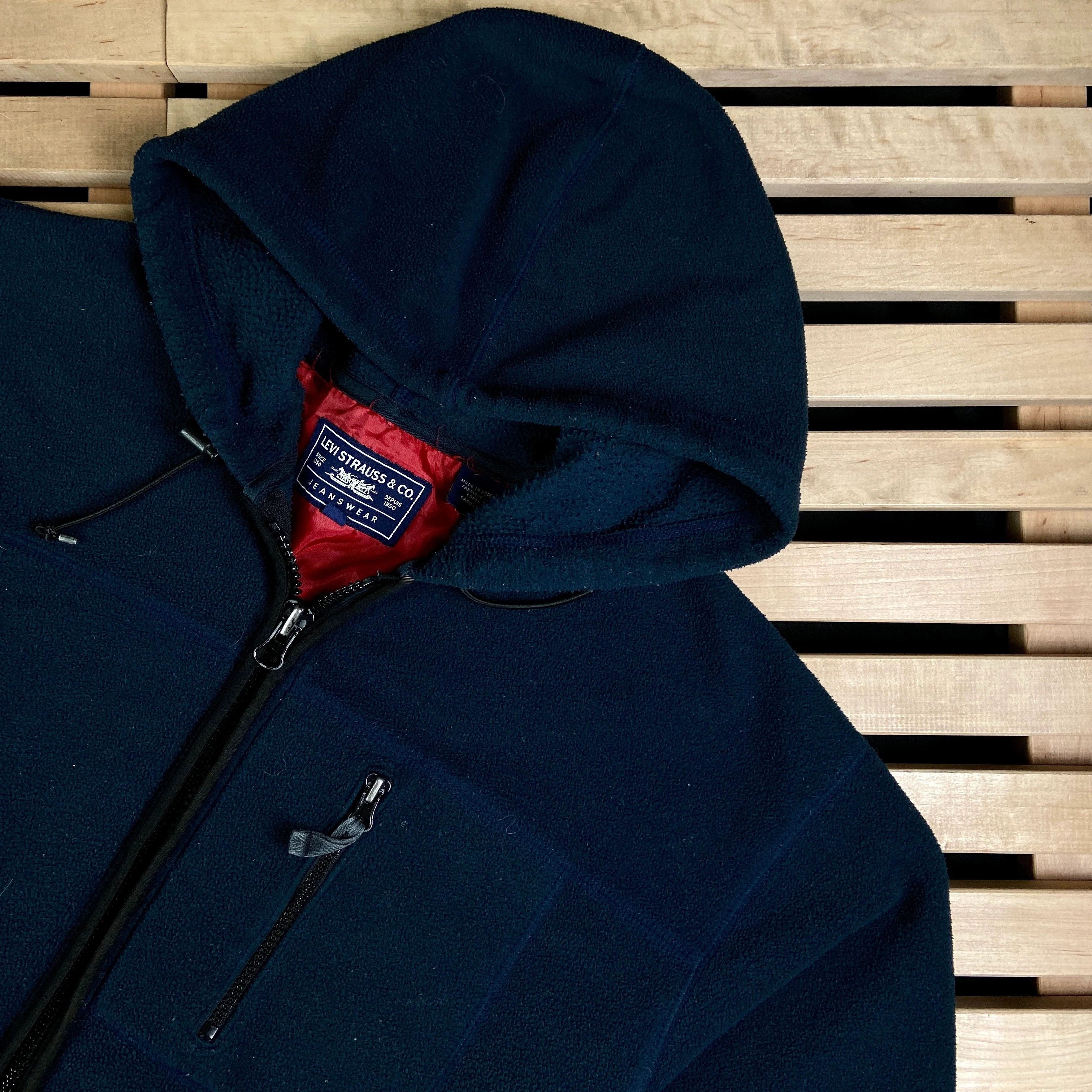 Levi's Mens Fleece Jacket Hooded Levis Size L Size US L / EU 52-54 / 3 - 2 Thumbnail