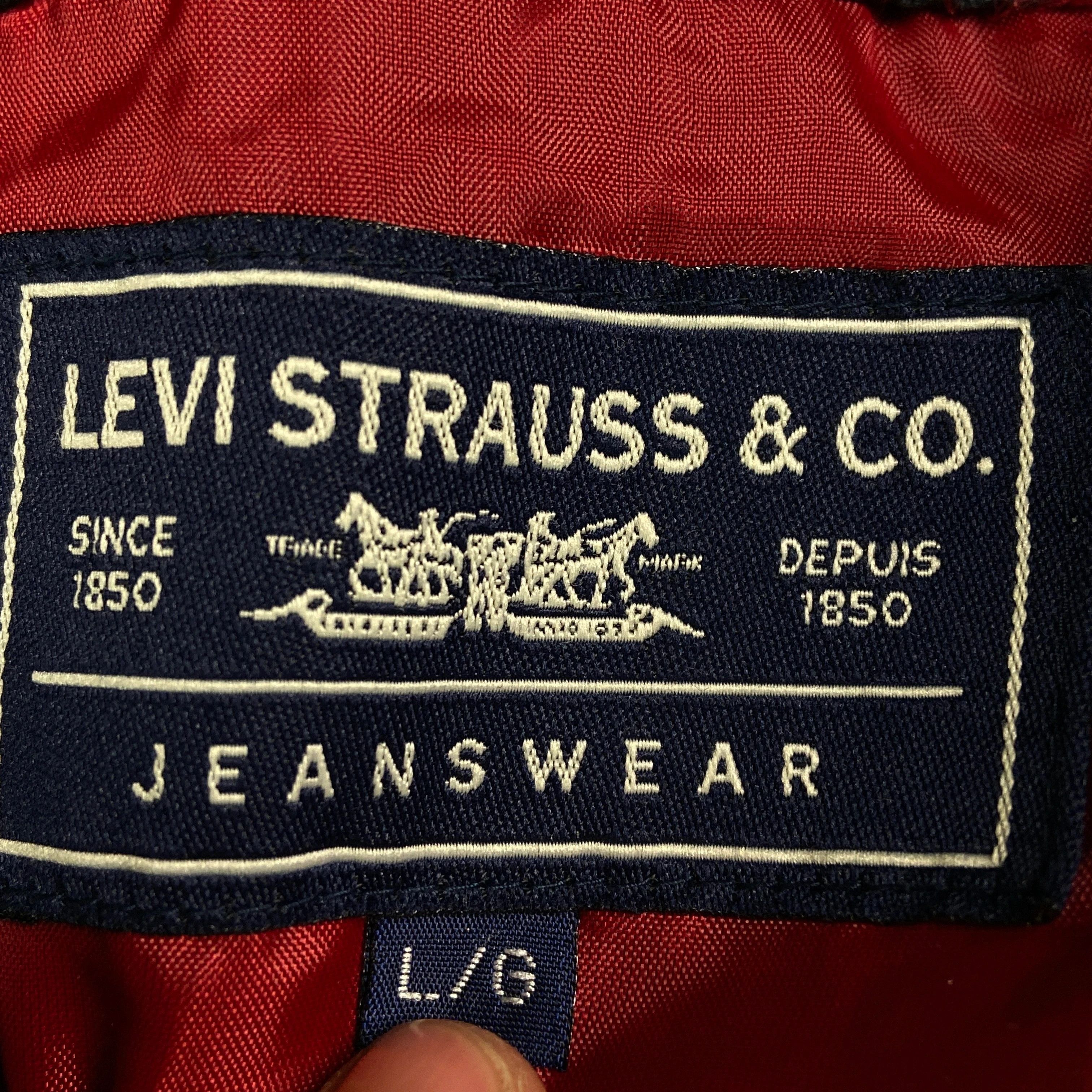Levi's Mens Fleece Jacket Hooded Levis Size L Size US L / EU 52-54 / 3 - 5 Thumbnail
