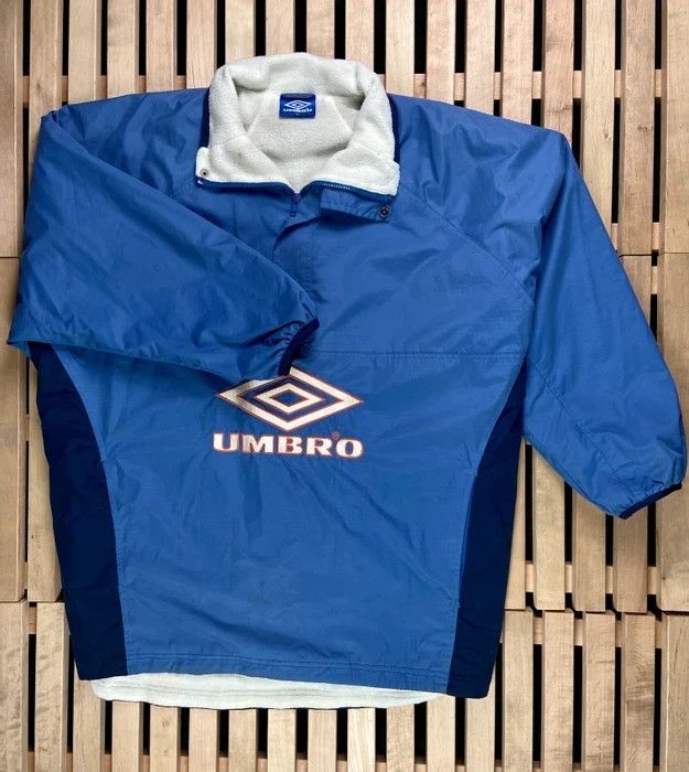 Umbro × Vintage Mens Pullover Anorak Umbro Big Logo Vintage Size XL Size US XL / EU 56 / 4 - 1 Thumbnail