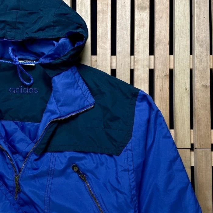 Adidas × Vintage Mens Hooded Jacket Parka Adidas Originals Vintage Size XL Size US XL / EU 56 / 4 - 2 Thumbnail