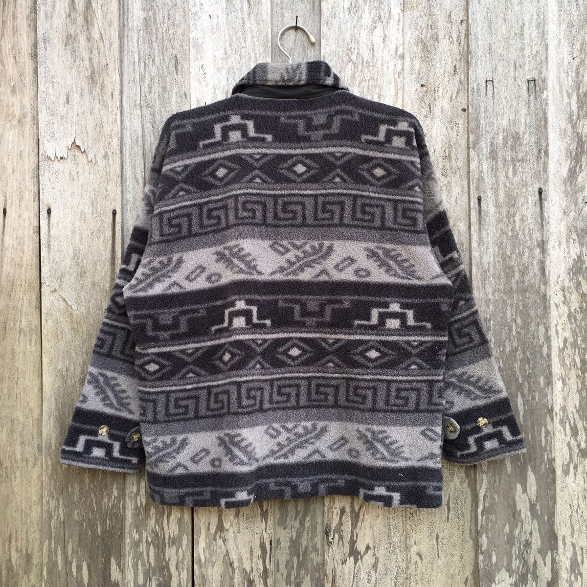 Japanese Brand × Vintage Vintage Mountain Fleece Button Up Fleece Jacket Size US M / EU 48-50 / 2 - 10 Thumbnail