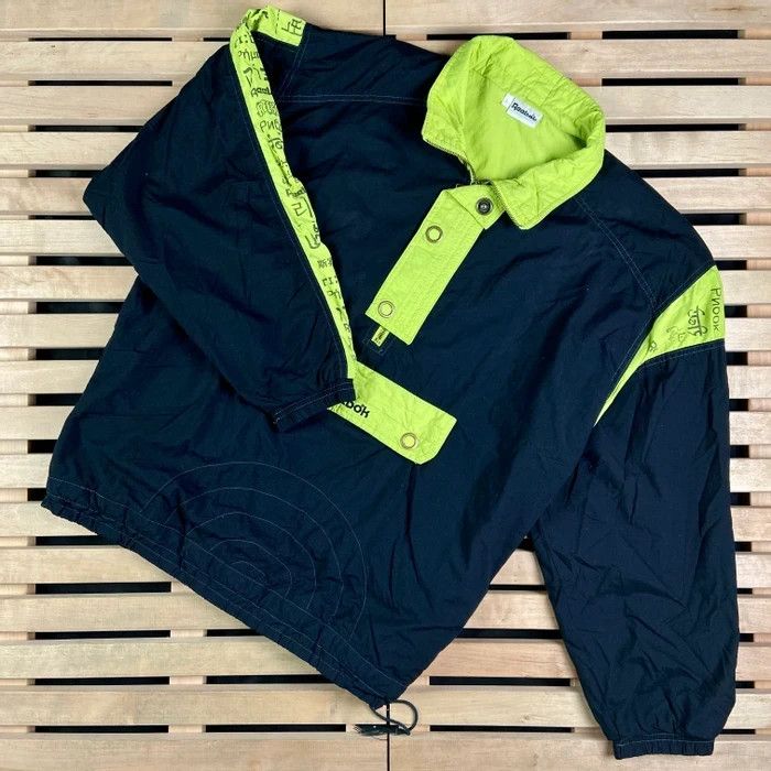 Reebok × Vintage Mens Jacket Pullover Anorak Reebok Vintage Size L Size US L / EU 52-54 / 3 - 1 Thumbnail