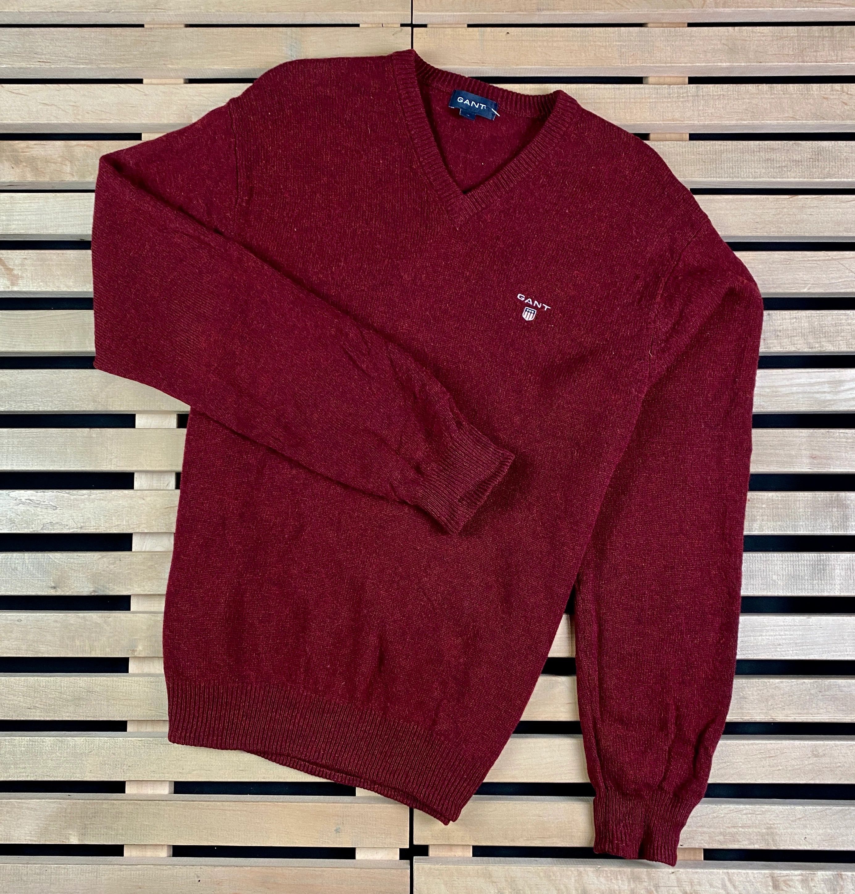 Gant Mens Jumper Gant V Neck Size M Size US M / EU 48-50 / 2 - 1 Thumbnail