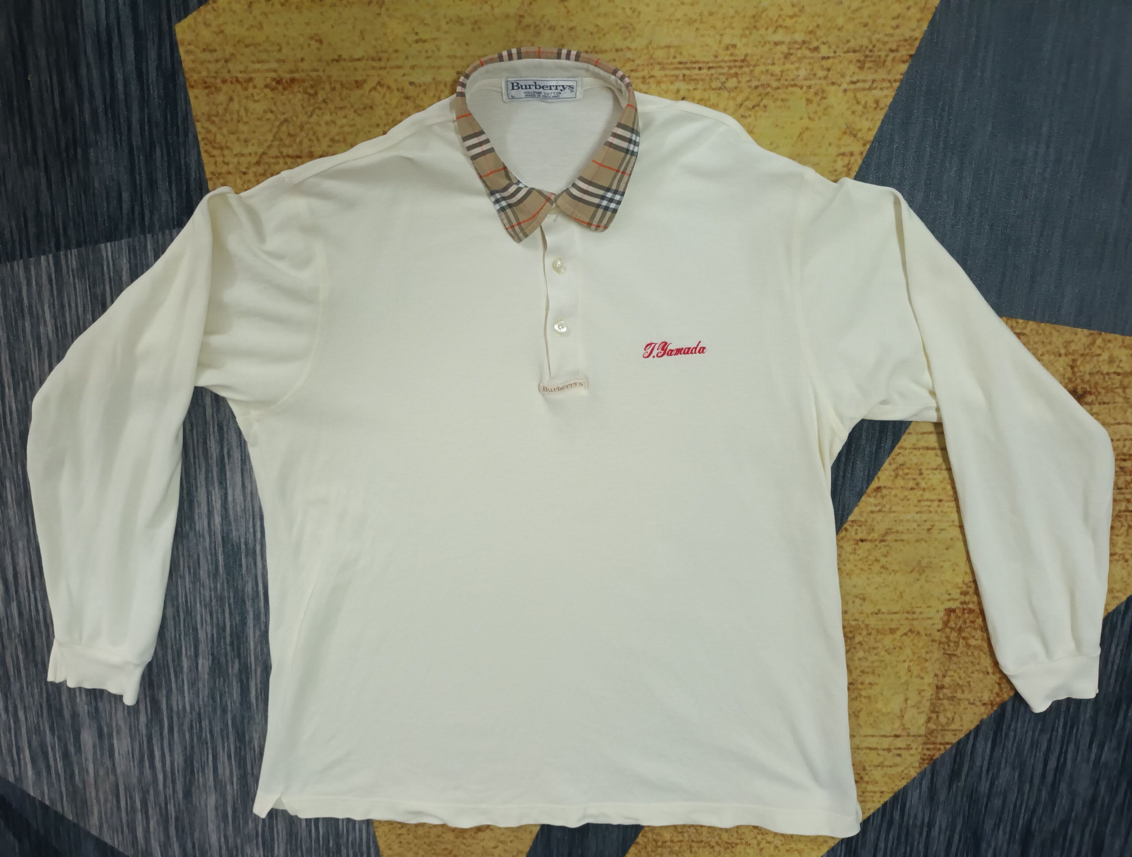 🔥 Burberry X J. Yamada Buttonn Up Long Sleeve Shirt 🔥