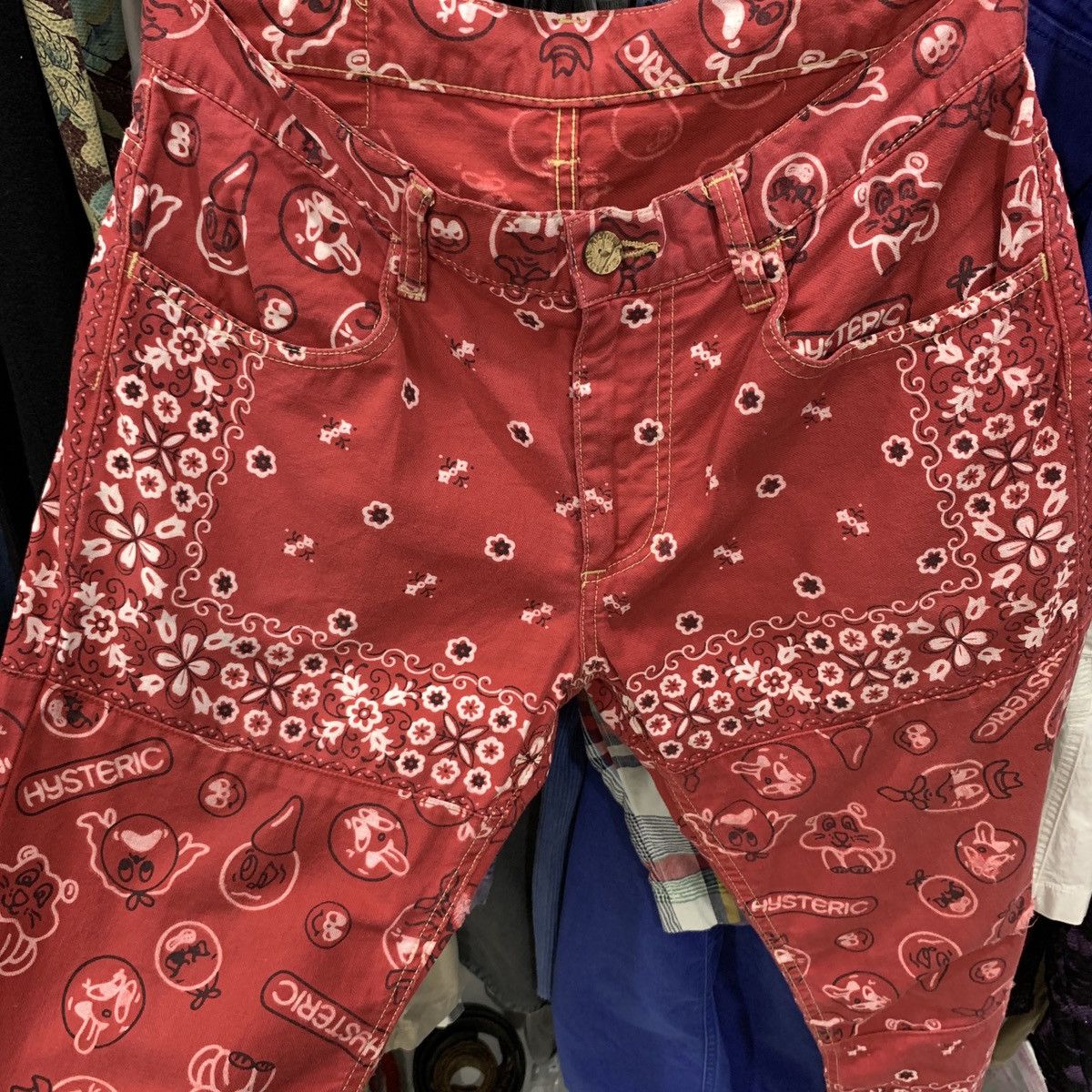 Hysteric Glamour Hysteric Glamour Paisley Flared Pant Size US 30 / EU 46 - 3 Thumbnail