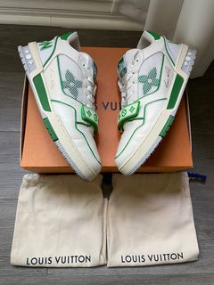 Louis Vuitton Trainer Sneaker Green - NOBLEMARS