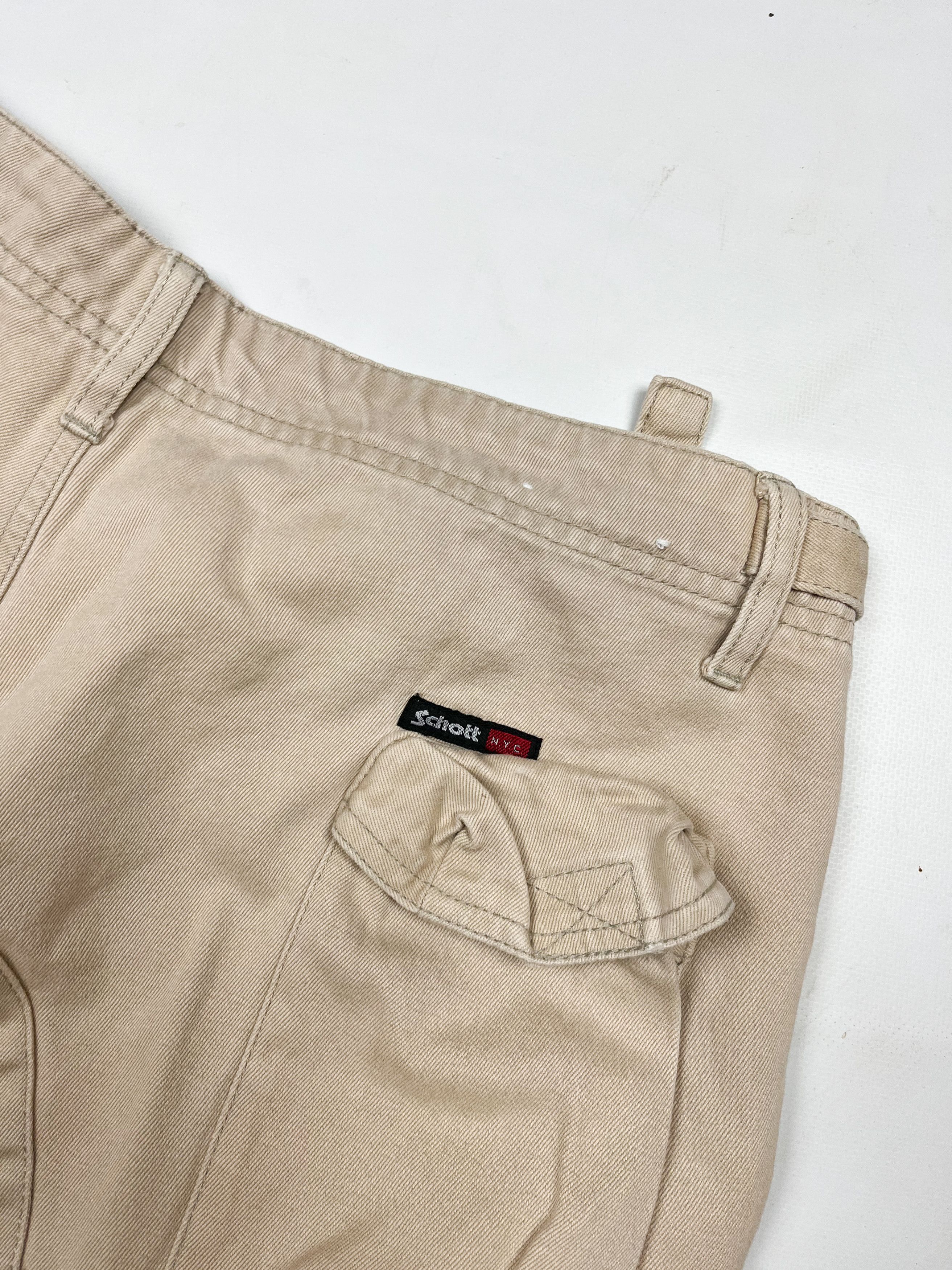 Schott Schott beige cargo shorts Size US 34 / EU 50 - 5 Thumbnail