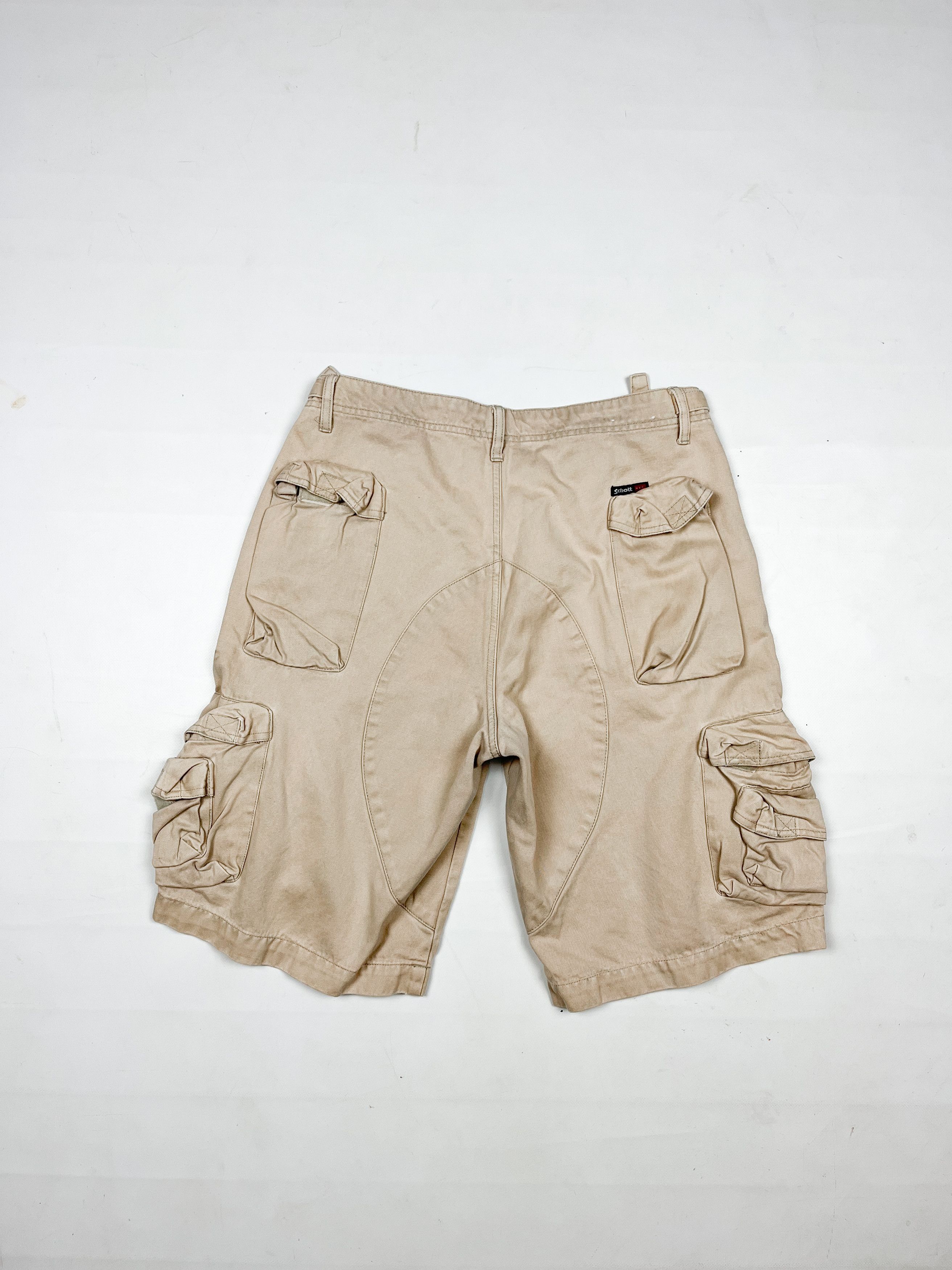 Schott Schott beige cargo shorts Size US 34 / EU 50 - 4 Thumbnail
