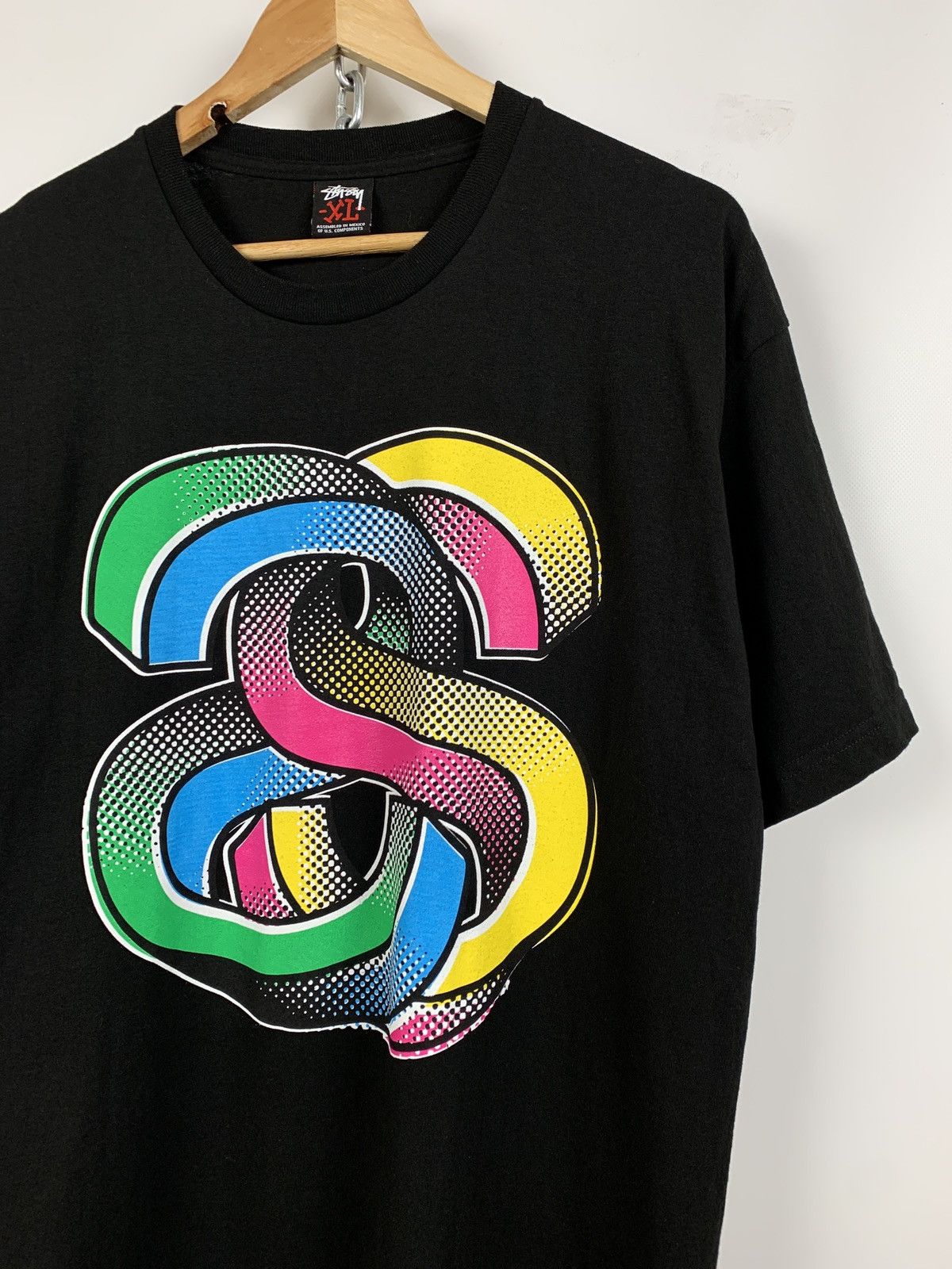 Stussy 00s Vintage Stussy Infinite Flava Rare Black T-Shirt Size US XL / EU 56 / 4 - 4 Thumbnail
