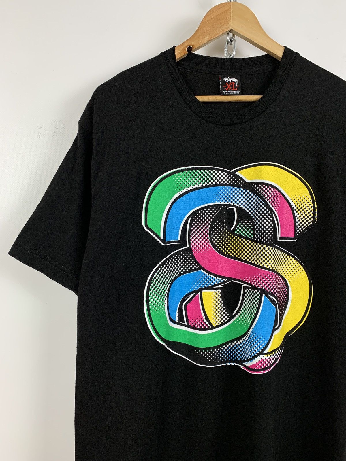Stussy 00s Vintage Stussy Infinite Flava Rare Black T-Shirt Size US XL / EU 56 / 4 - 3 Thumbnail