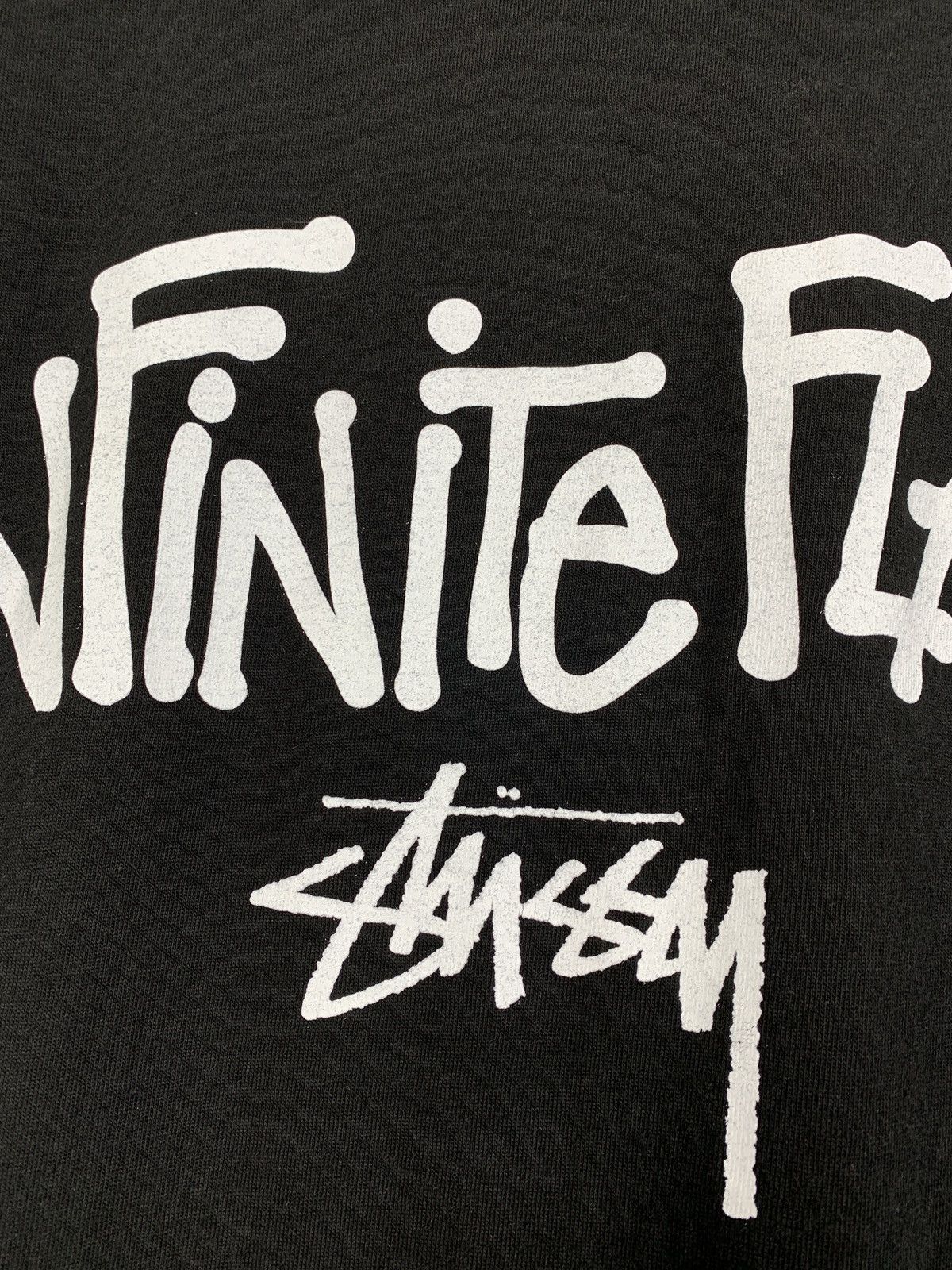 Stussy 00s Vintage Stussy Infinite Flava Rare Black T-Shirt Size US XL / EU 56 / 4 - 12 Thumbnail