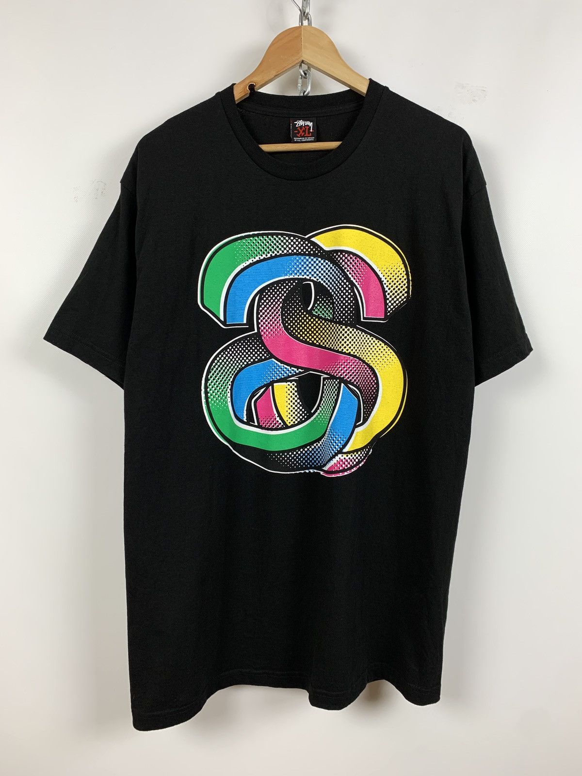 Stussy 00s Vintage Stussy Infinite Flava Rare Black T-Shirt Size US XL / EU 56 / 4 - 1 Thumbnail